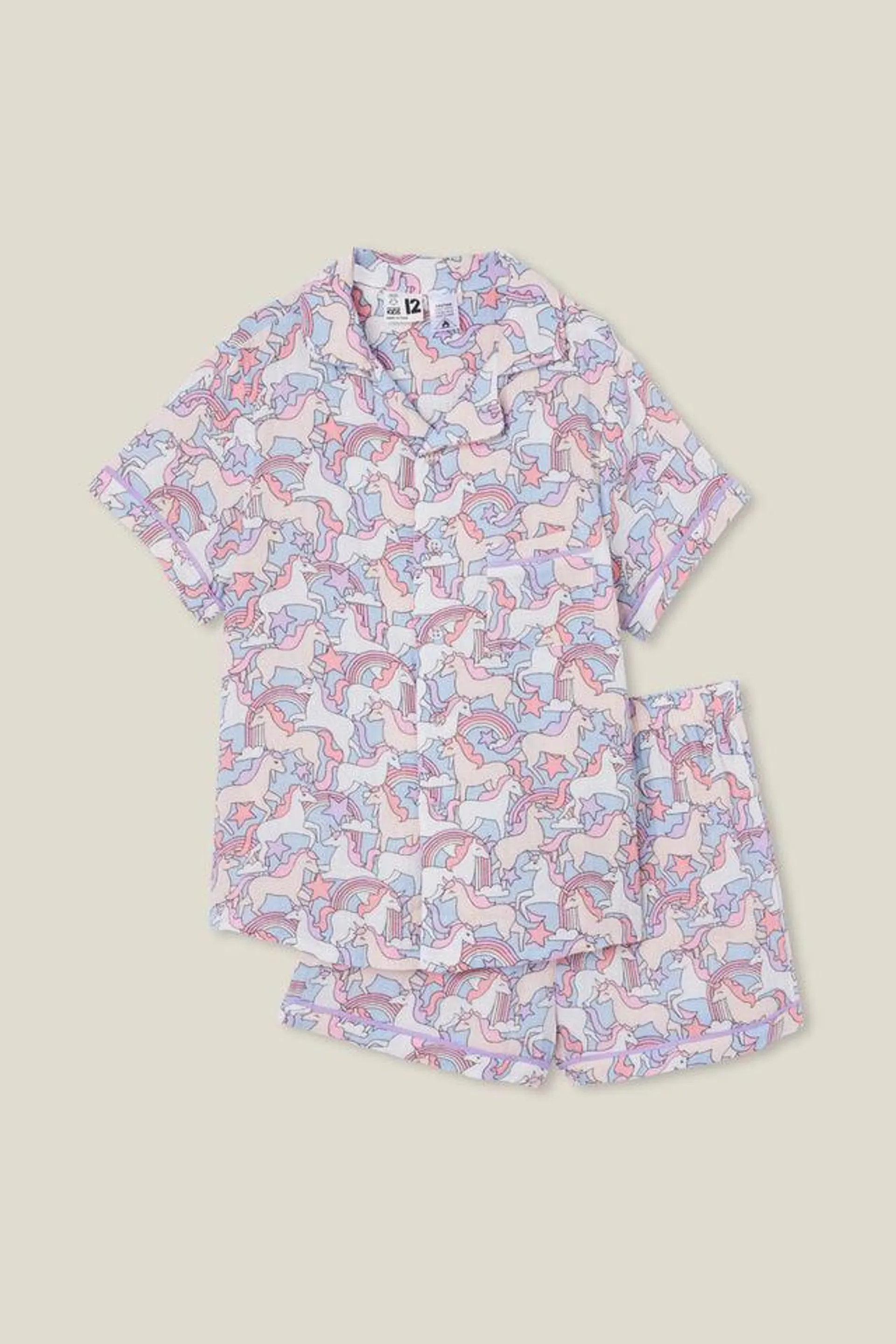 Amy Short Sleeve Pyjama Set