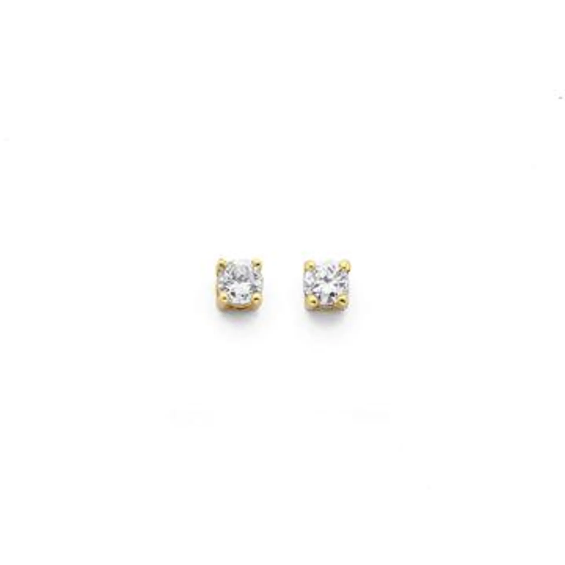 9ct Gold, Cubic Zirconia Studs