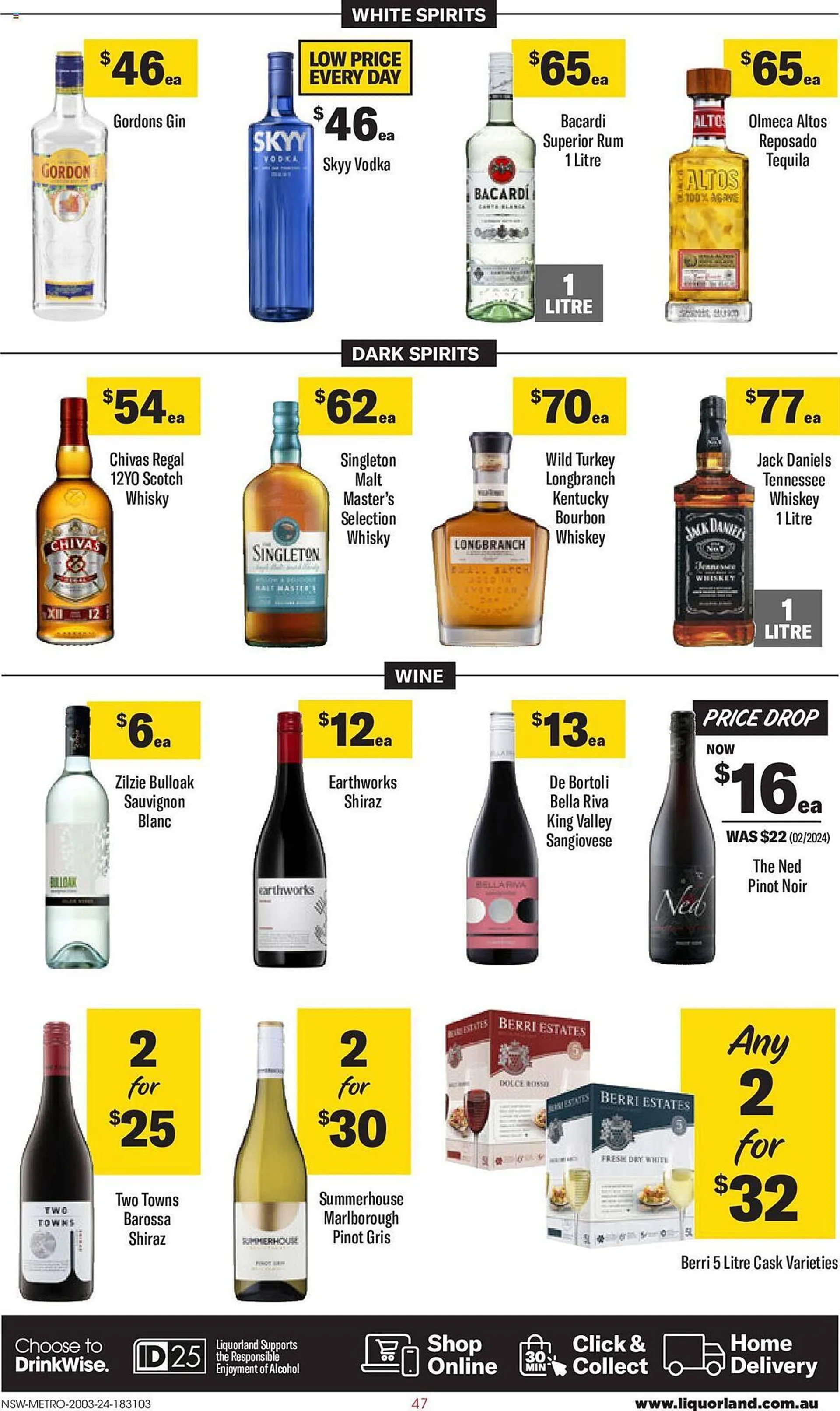 Liquorland catalogue - Catalogue valid from 20 March to 26 March 2024 - page 2