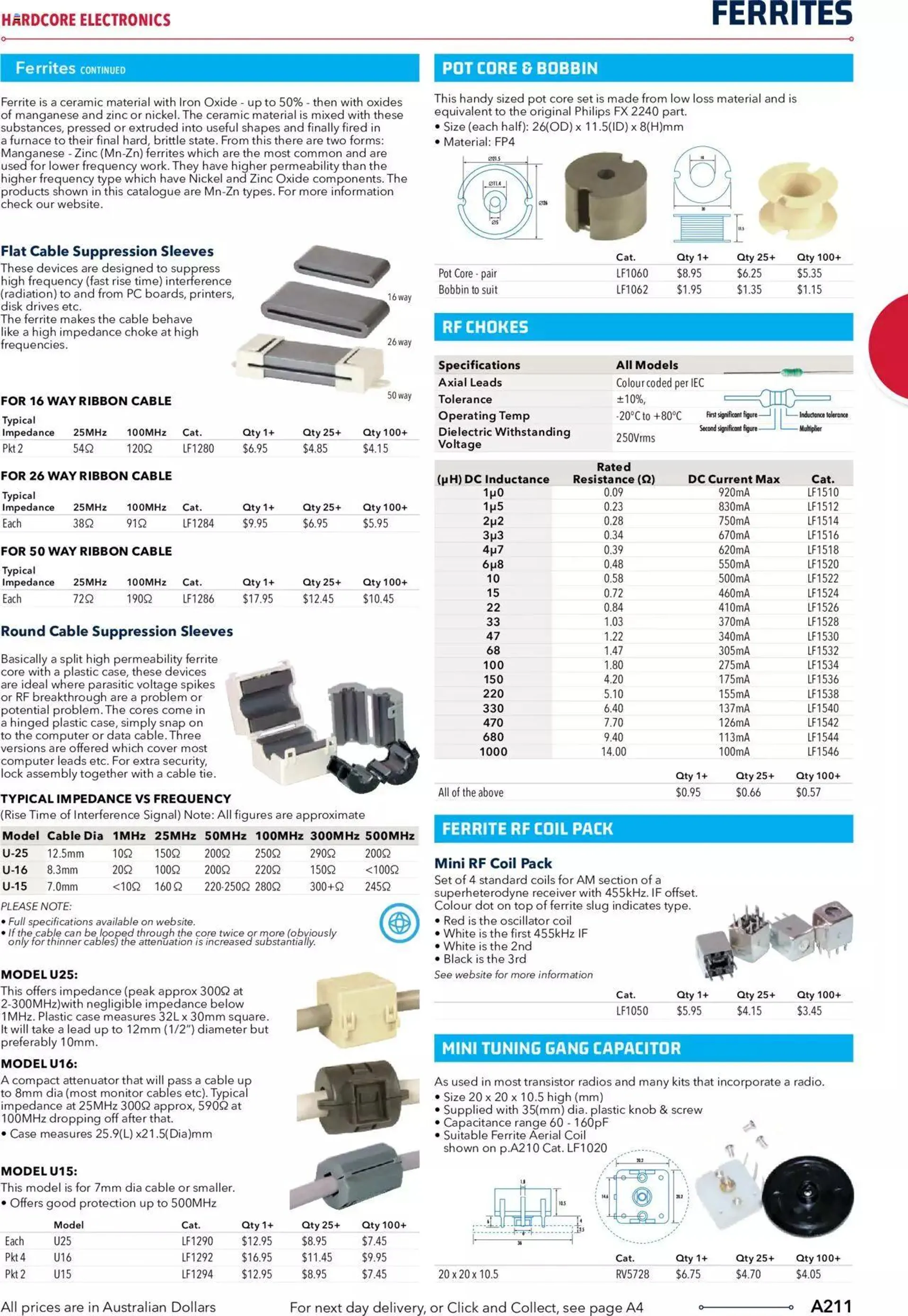 Jaycar Catalogue 2021/22 Engineering And Scientific Catalogue Back - 210