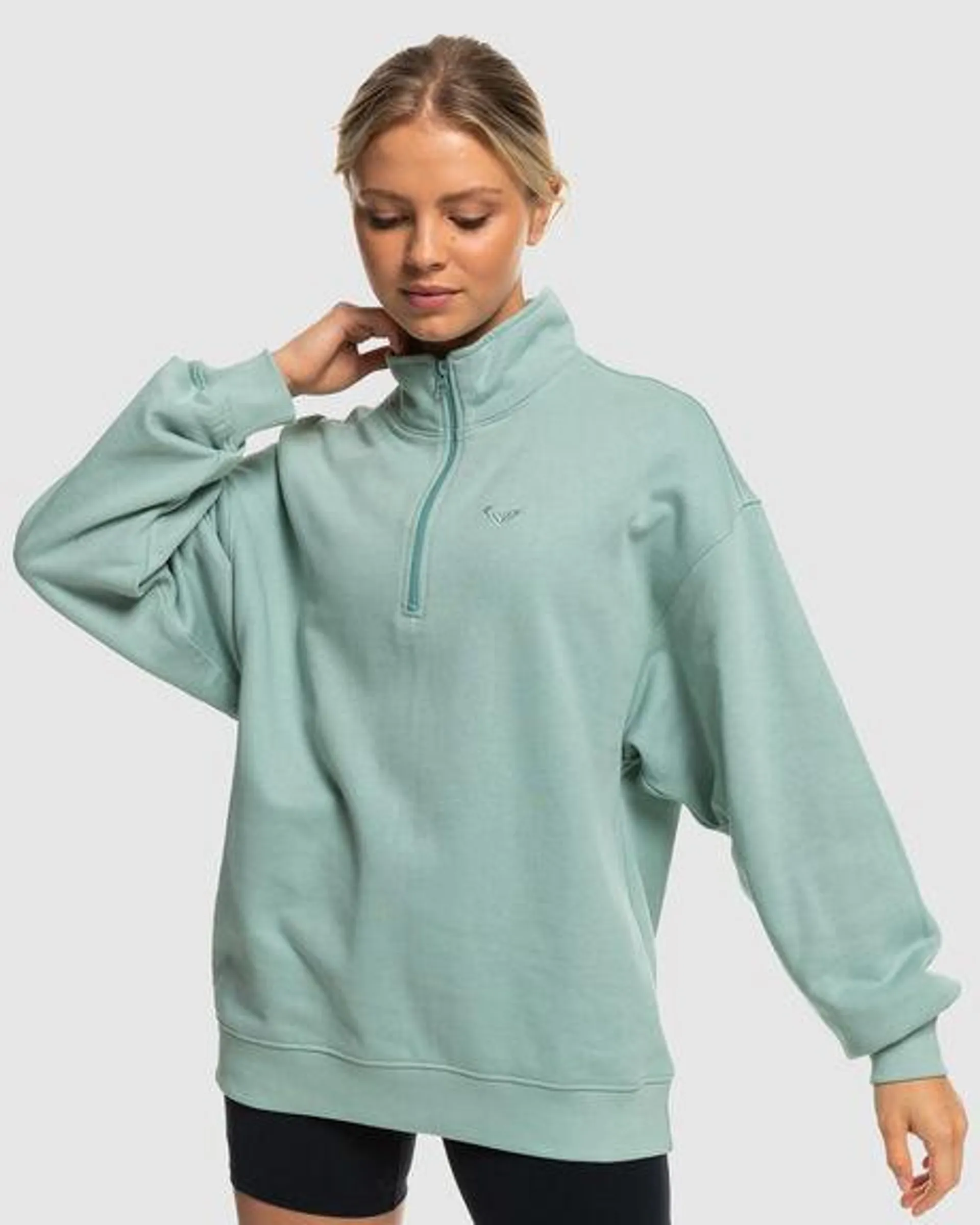 Womens Essential Energy Half-Zip Sweatshirt