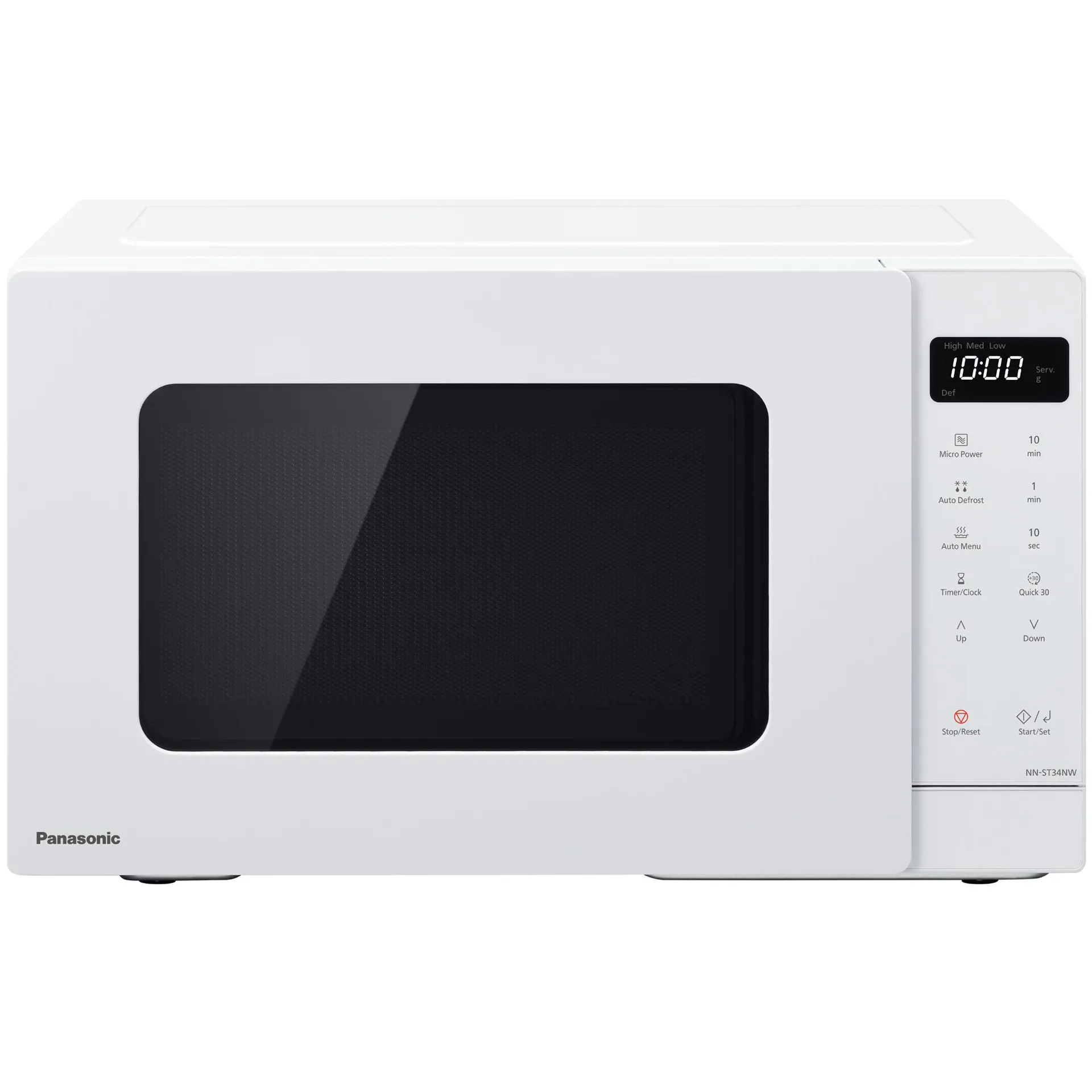 Panasonic 25L Microwave Oven - White NN-ST34NWQPQ