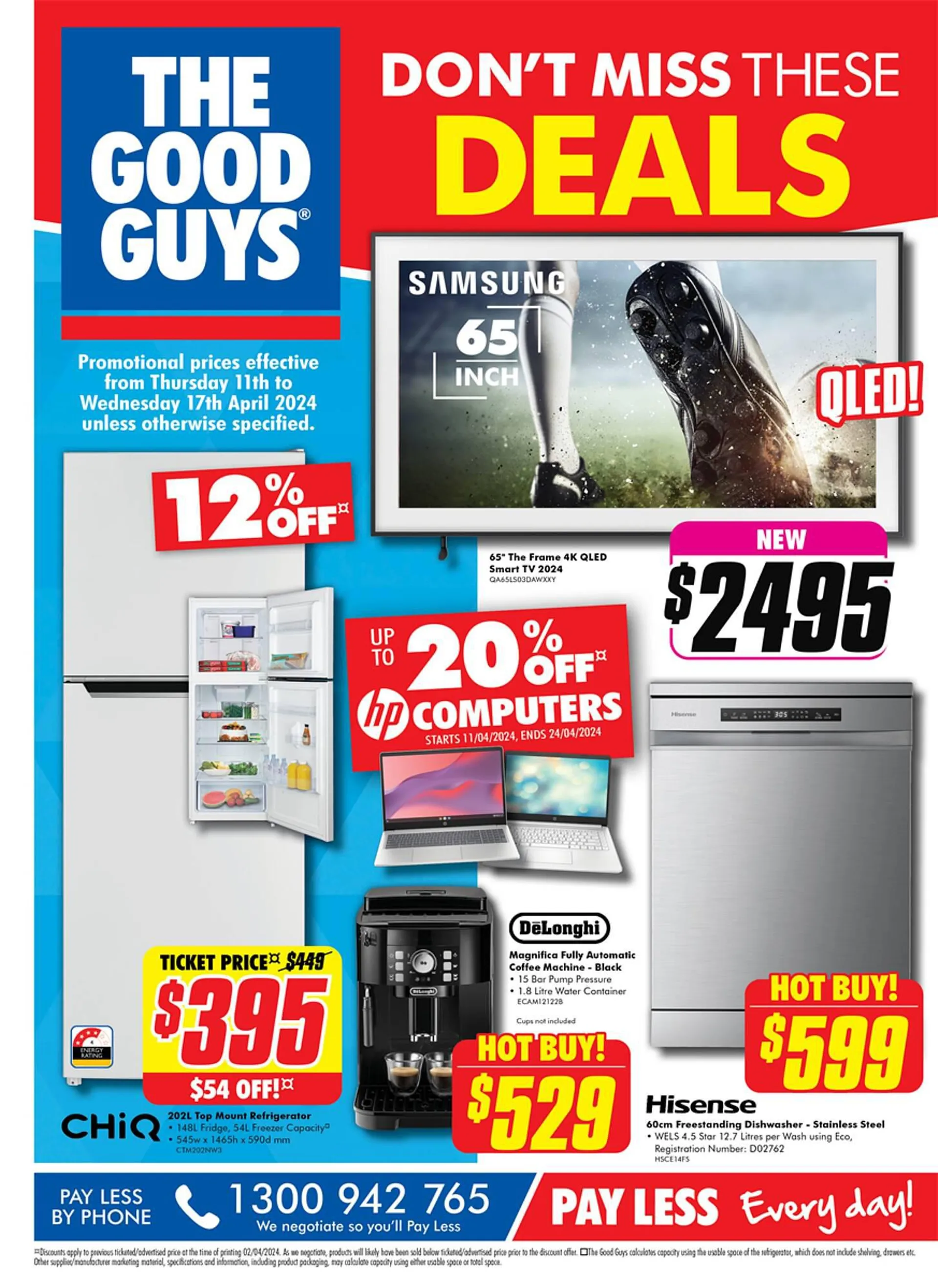 The Good Guys catalogue - Catalogue valid from 11 April to 17 April 2024 - page 1