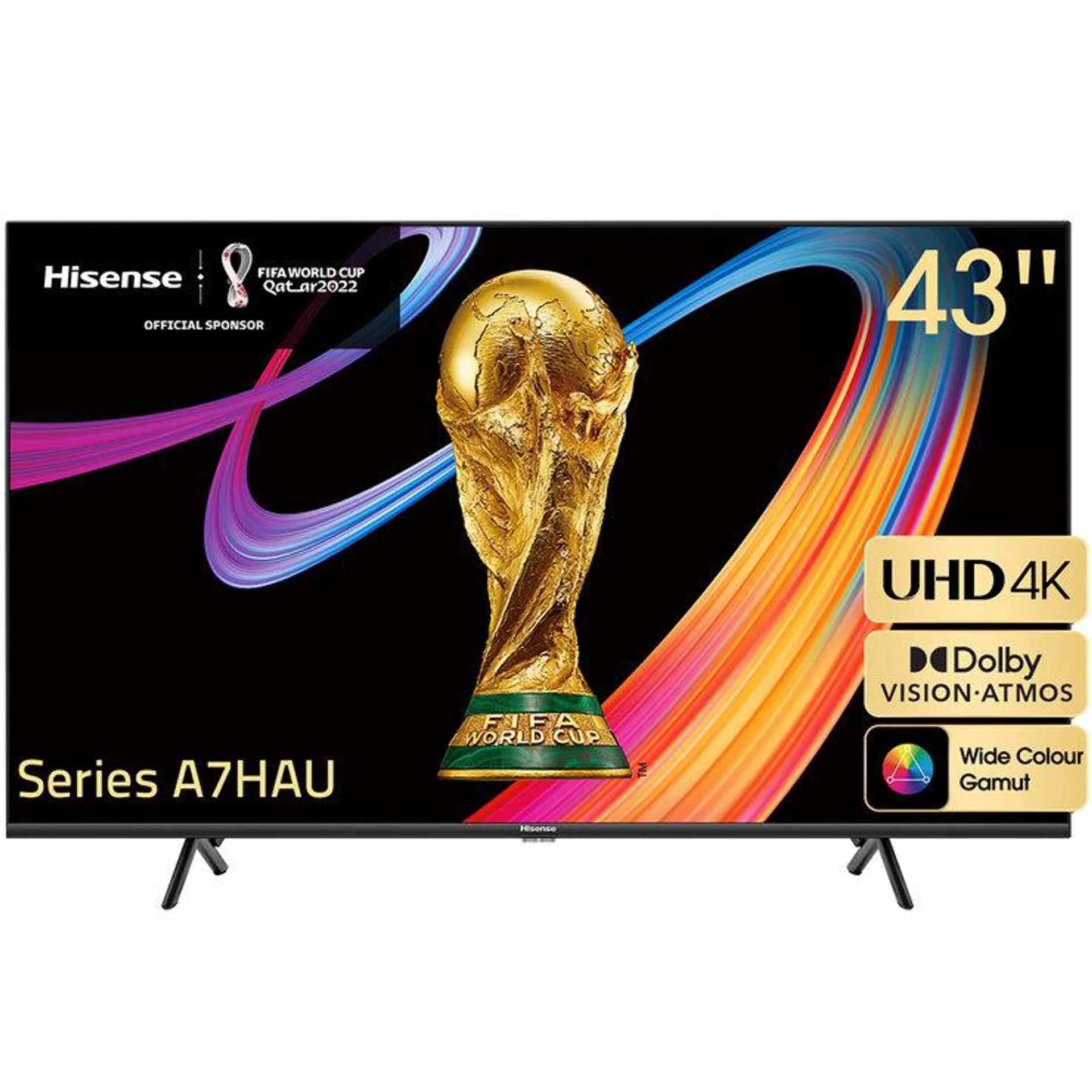 Hisense 43 Inch UHD 4K Smart TV 43A7HAU