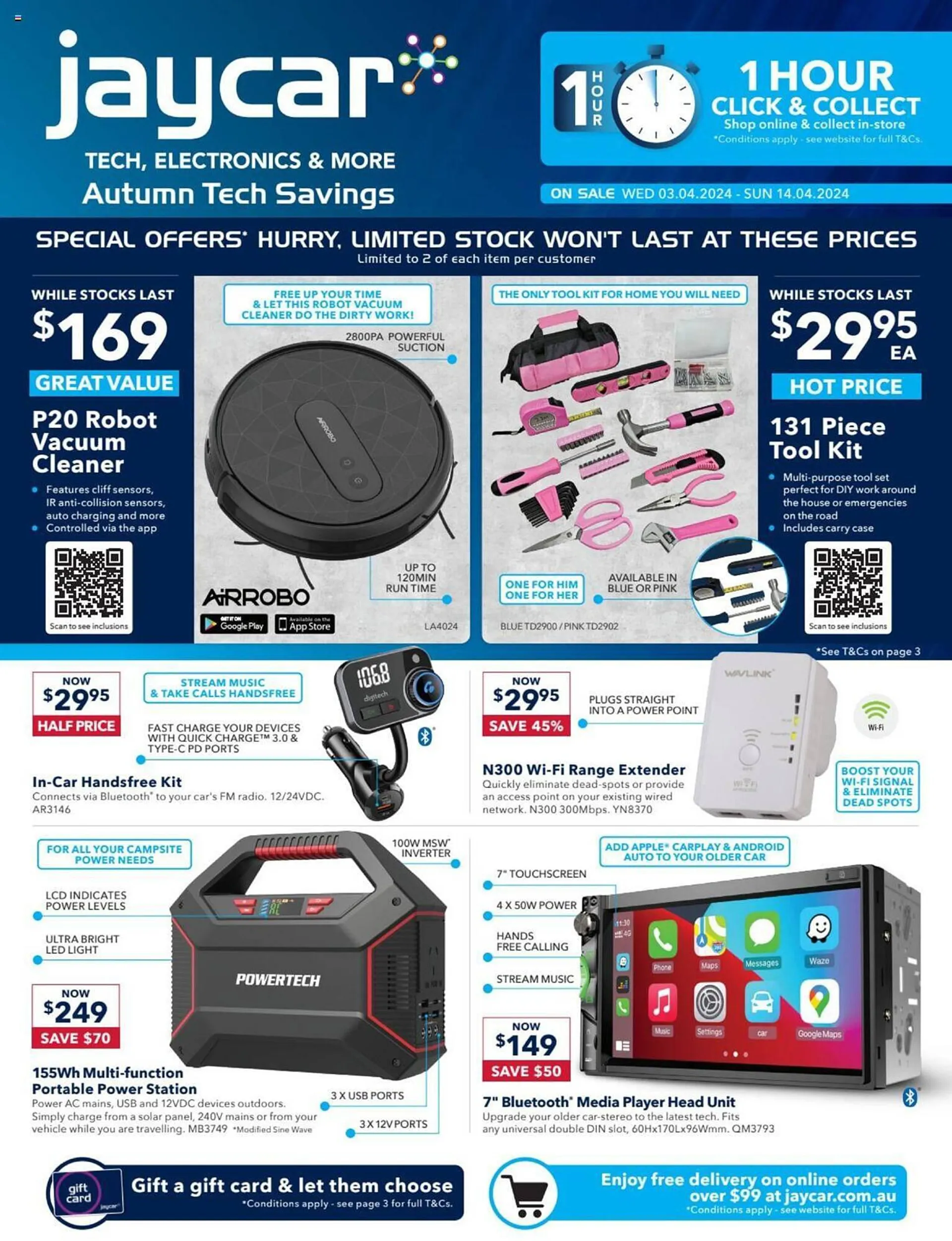 Jaycar Electronics catalogue - Catalogue valid from 3 April to 14 April 2024 - page 1