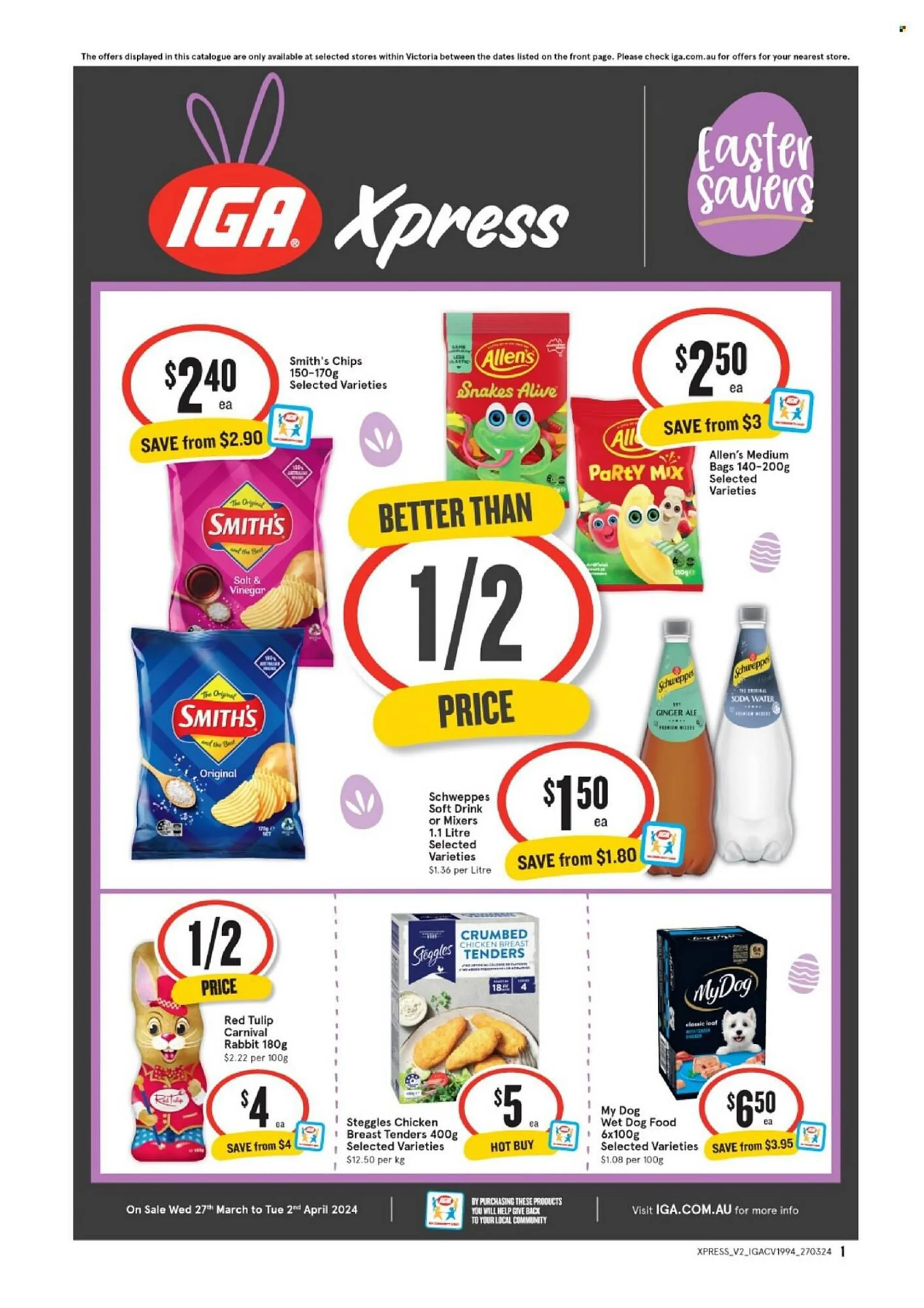 IGA Xpress catalogue - Catalogue valid from 27 March to 2 April 2024 - page 1