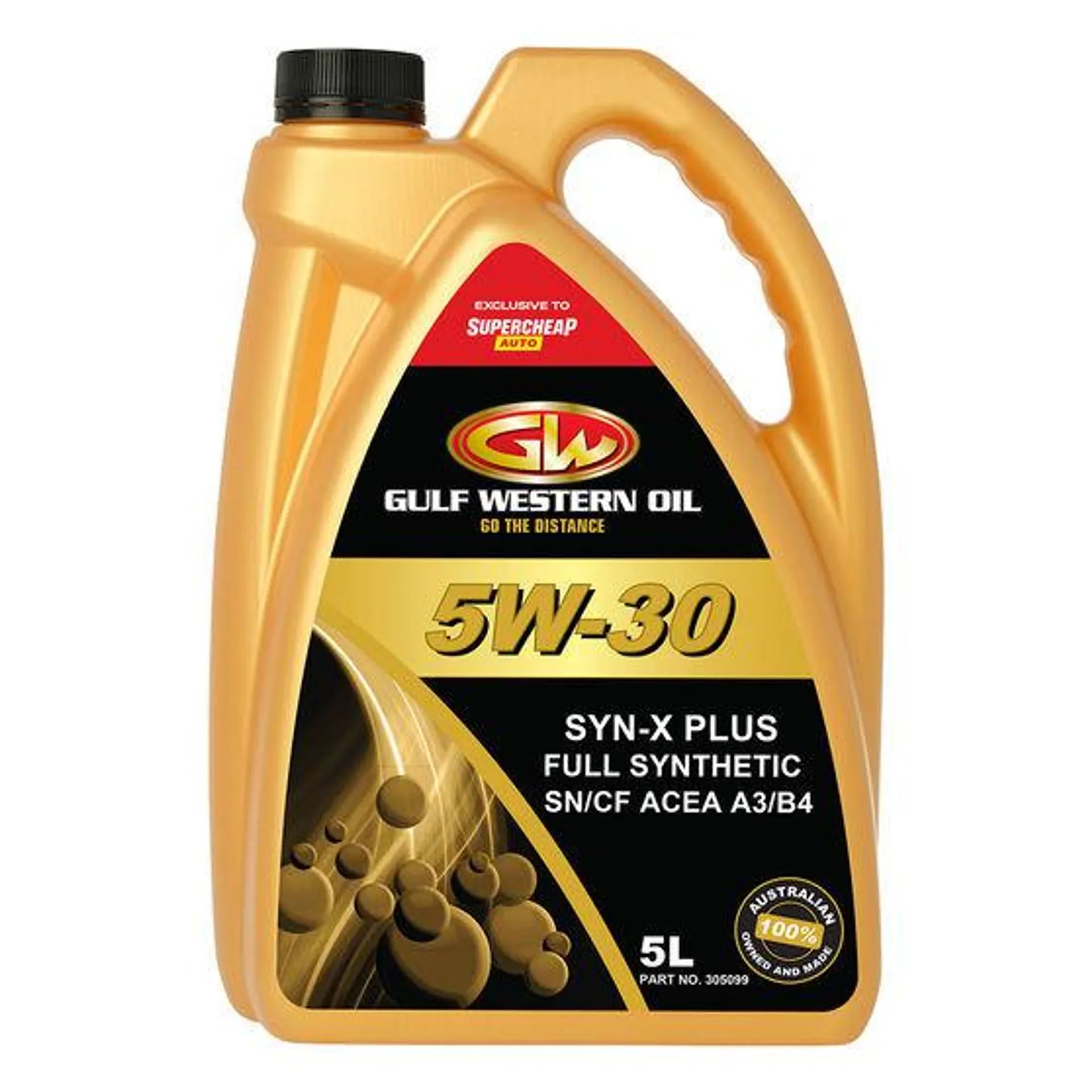 Gulf Western Syn-X Plus Engine Oil - 5W-30 - 5 Litre