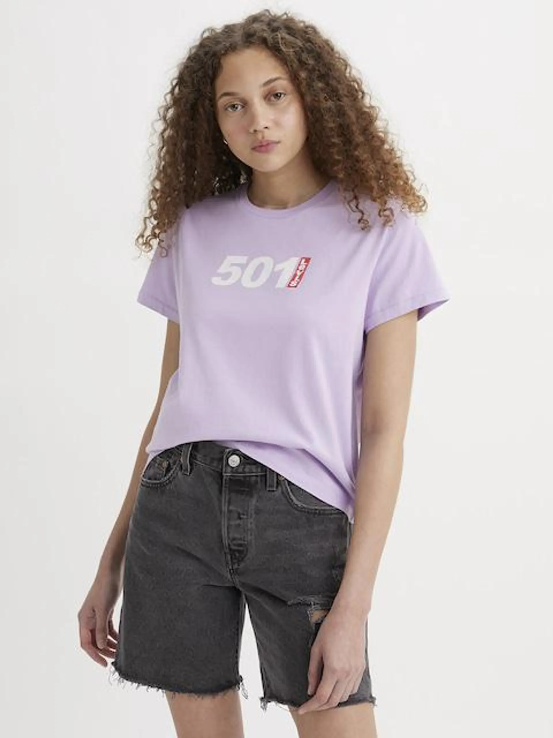 Levi's Graphic Classic Tee In Persian Violet