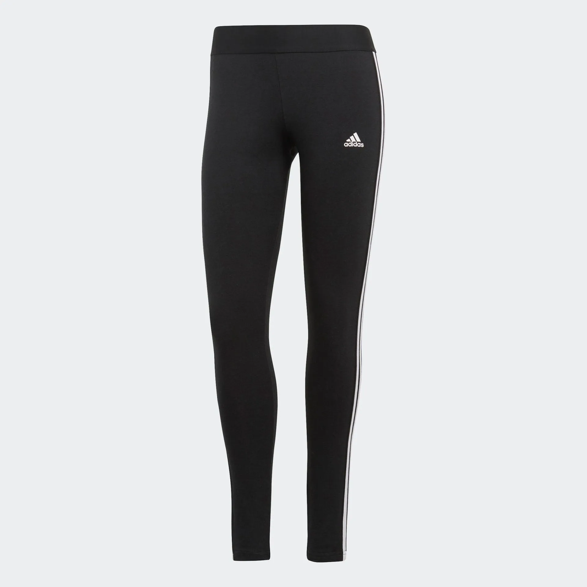 Adidas 3 Stripe Leggings - Womens - Black