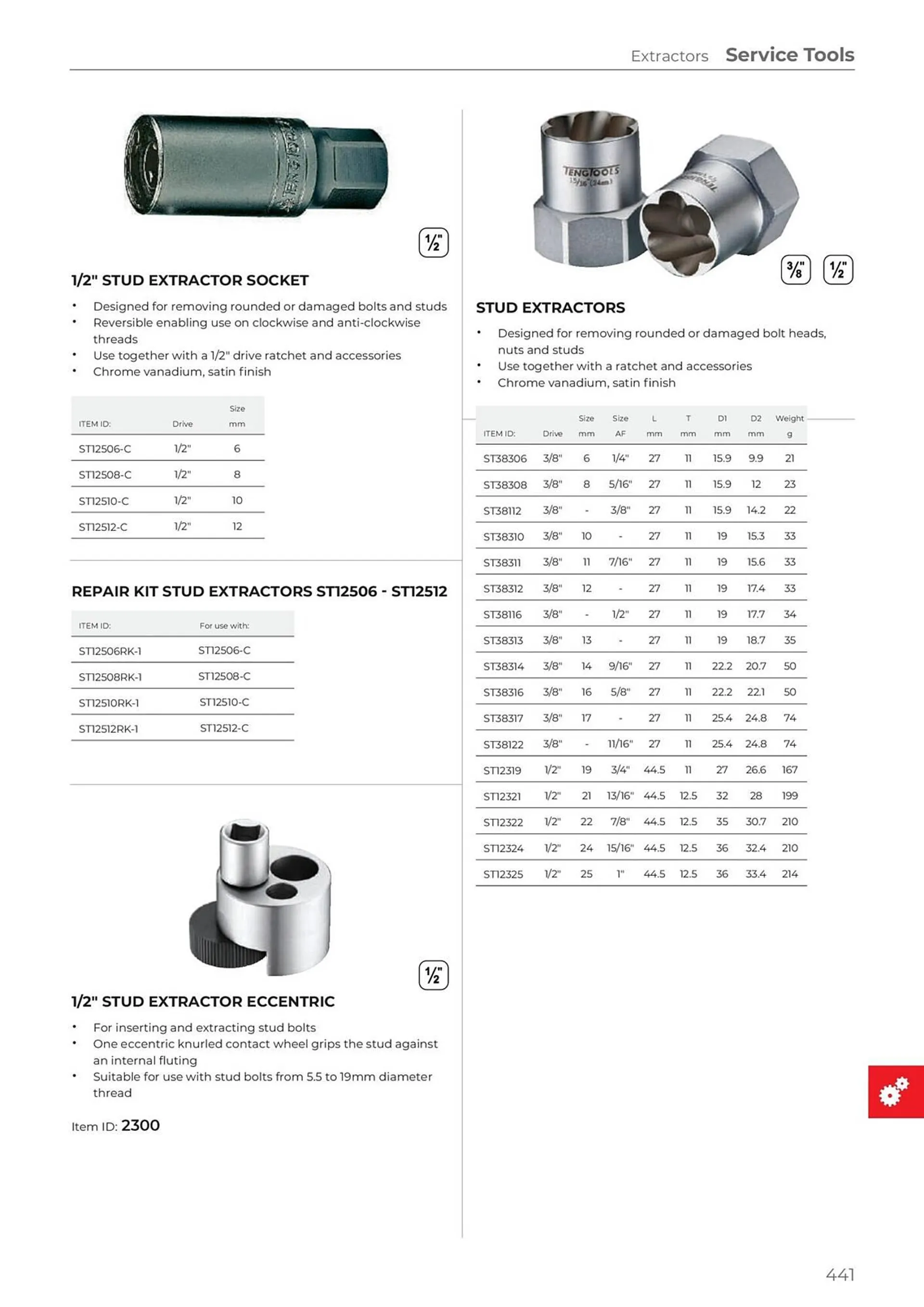 Teng Tools catalogue - Catalogue valid from 24 April to 31 December 2024 - page 442