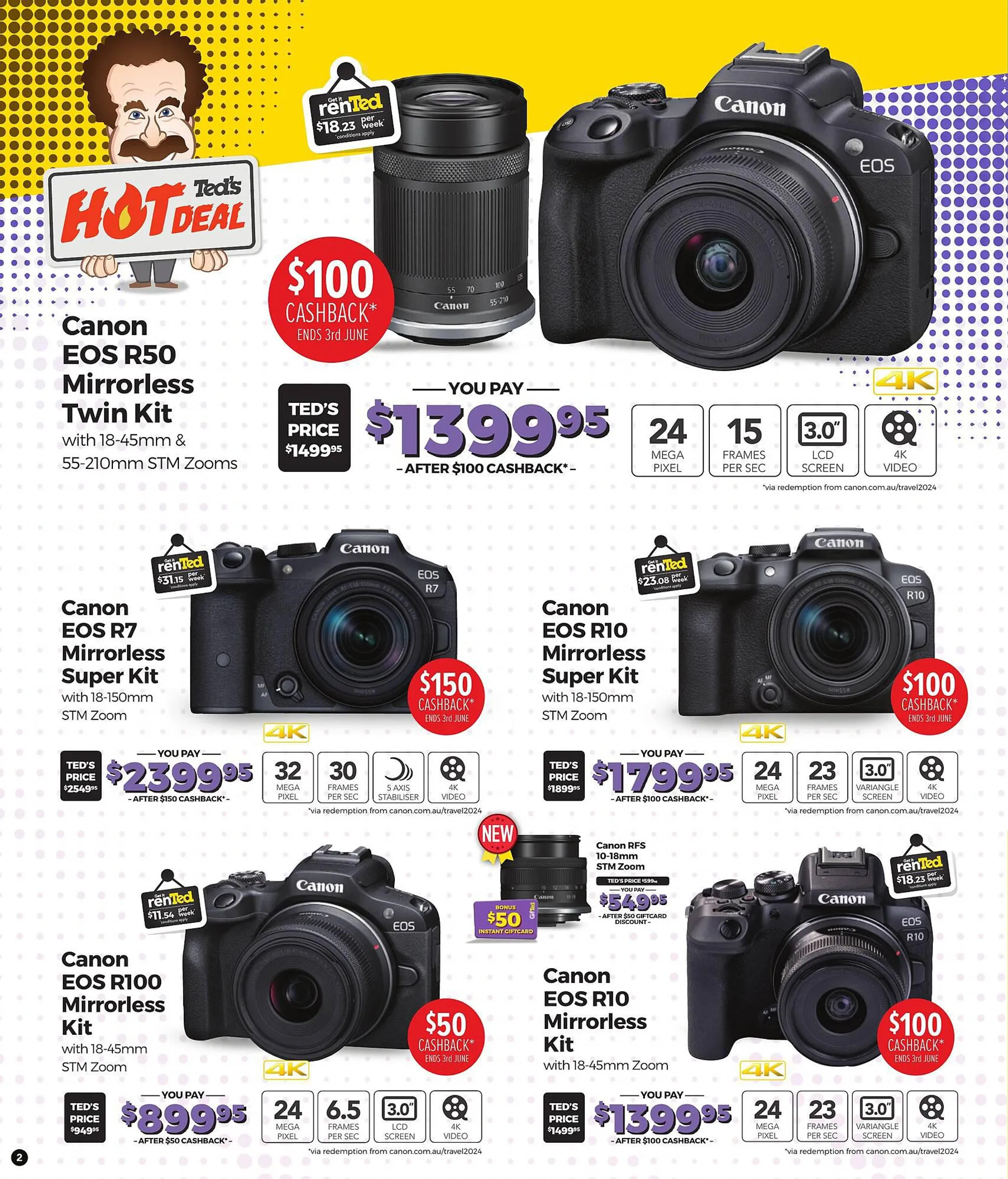 Teds Cameras catalogue - Catalogue valid from 1 April to 30 April 2024 - page 2