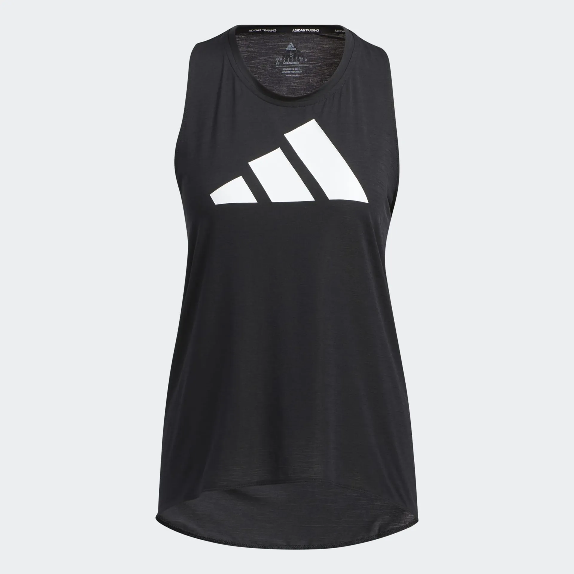 Adidas 3 Stripe Logo Tank Top - Womens - Black