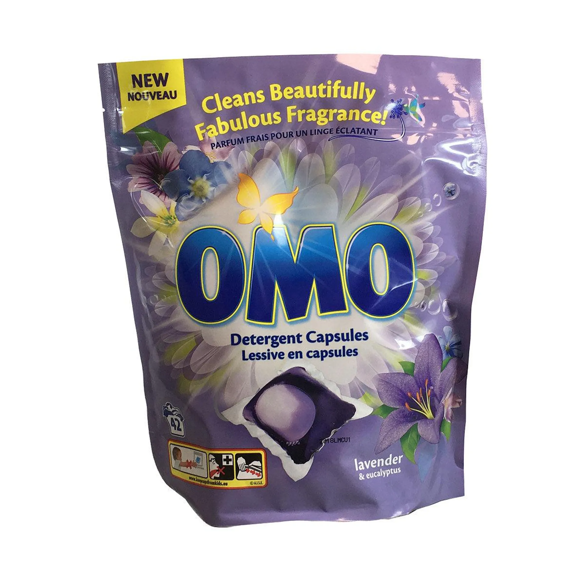 Omo Laundry Capsules Lavender & Eucalyptus 42pk