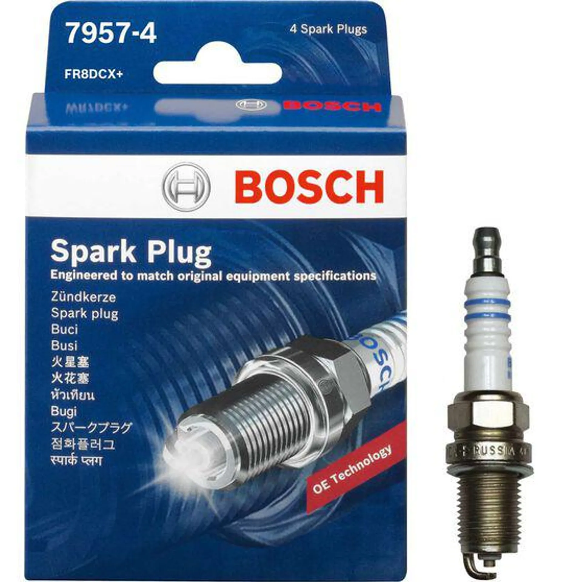 Bosch Spark Plug 7957-4 4 Pack