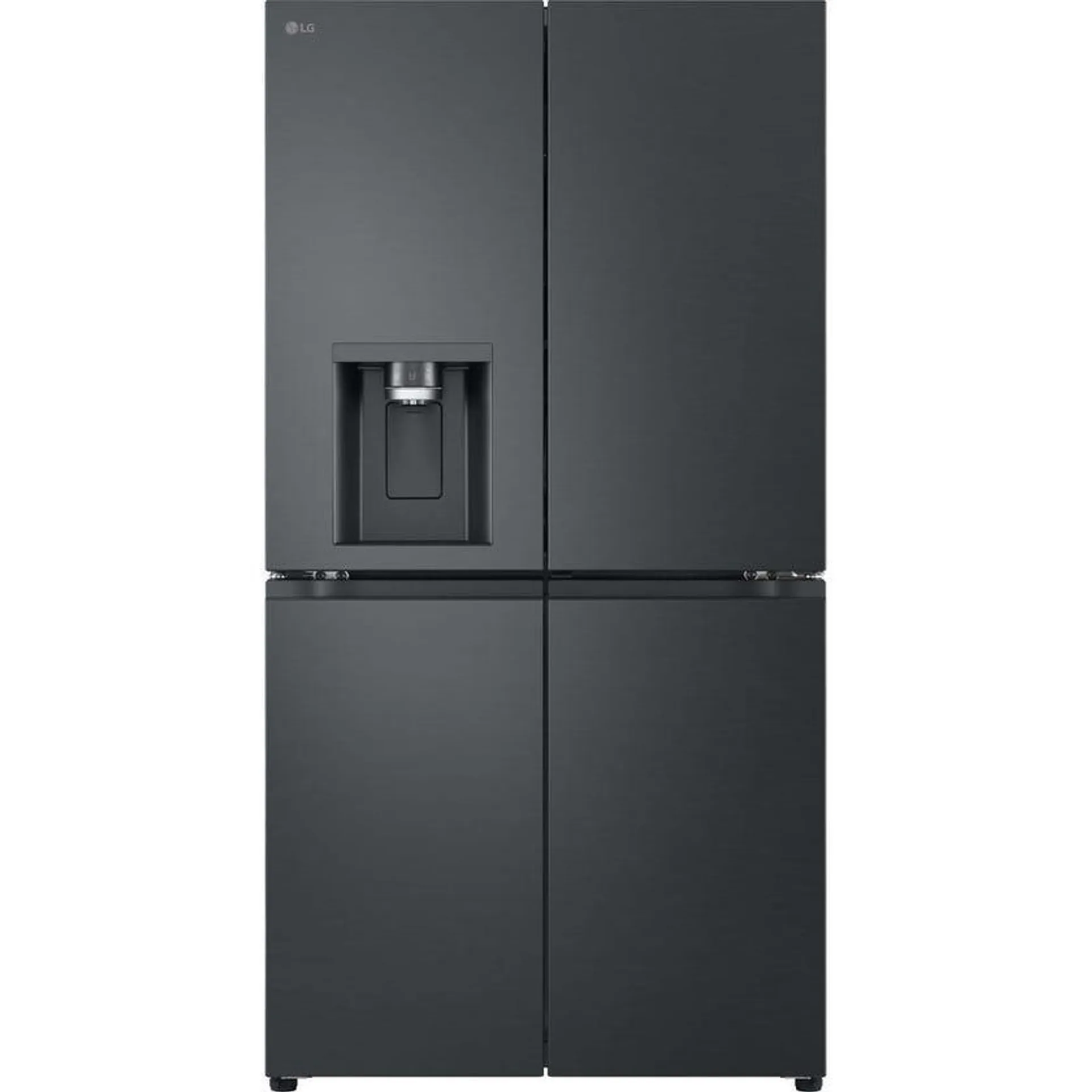 LG GFD700MBLC 638L Matte Black Quad Door Fridge