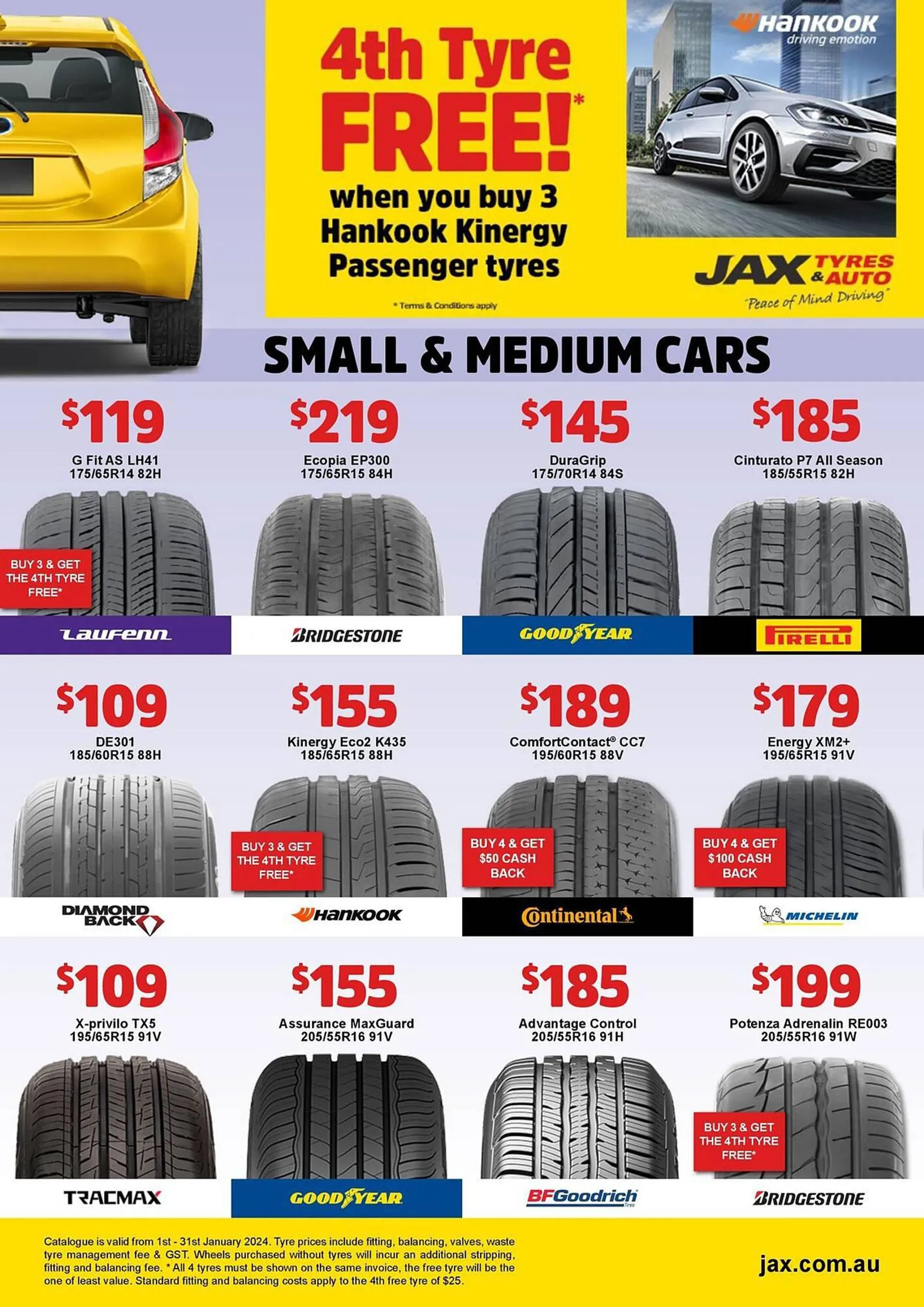 Jax Tyres catalogue - Catalogue valid from 3 January to 31 January 2024 - page 2