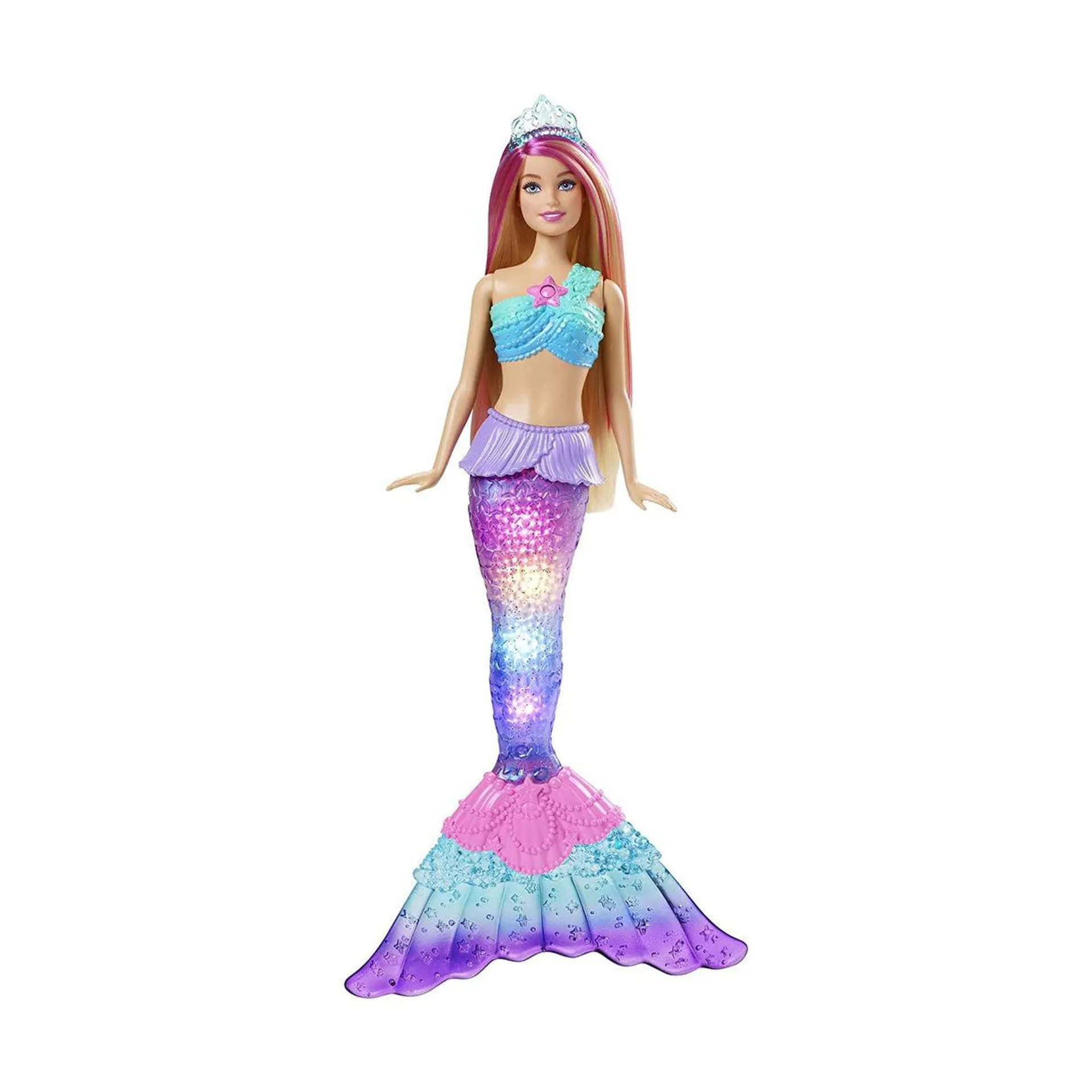 Barbie Dreamtopia Twinkle Lights Mermaid Doll - Blonde/Pink Hair