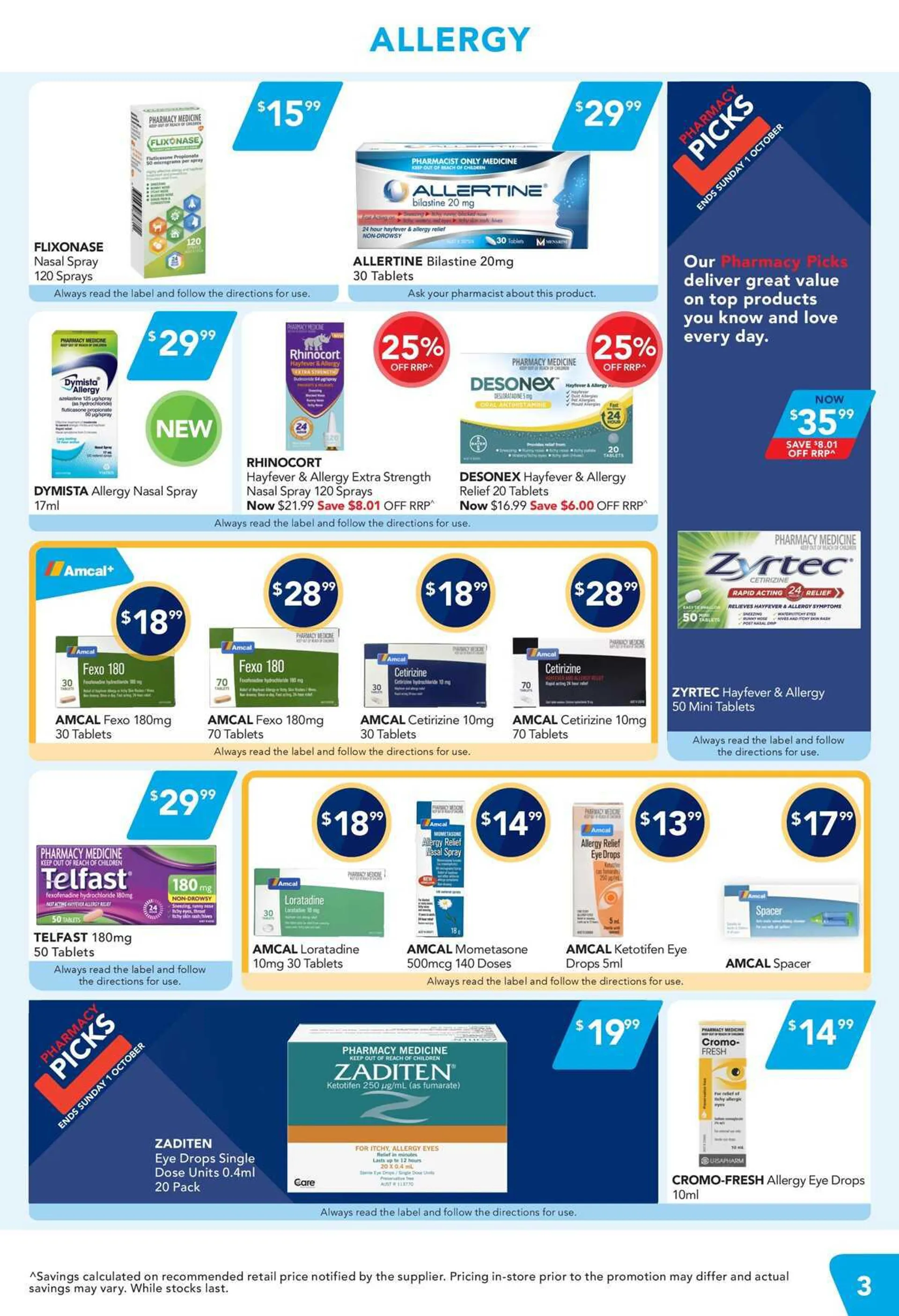 Amcal Catalogue - Catalogue valid from 31 August to 13 September 2023 - page 3