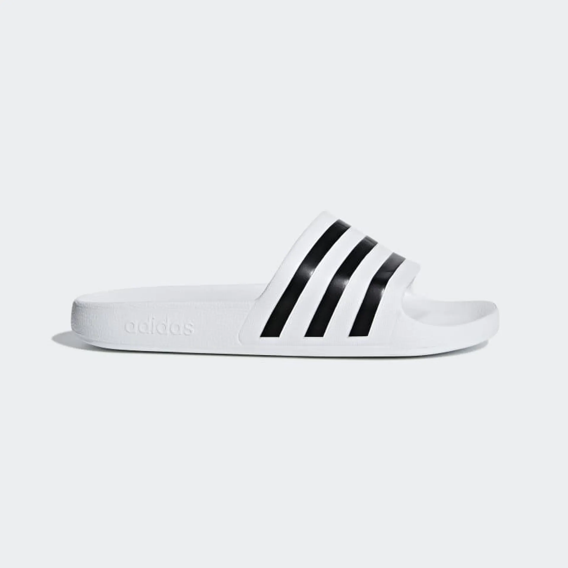 Adidas Adilette Aqua Slides - Unisex - White/Black