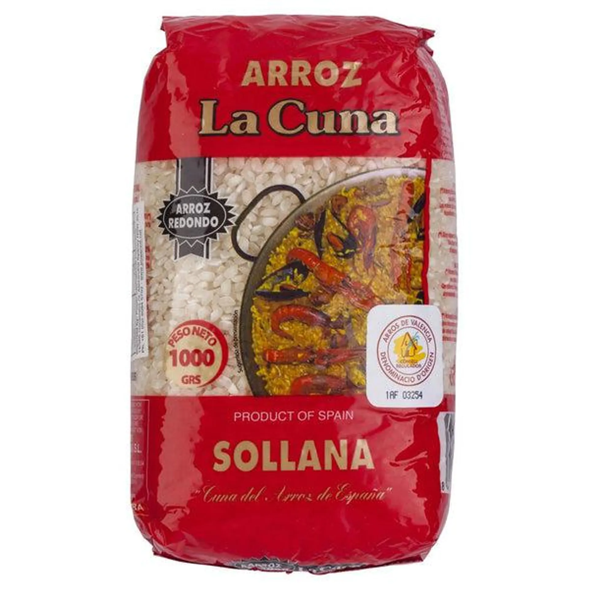 Arroz La Cuna Spanish Sollana Rice 1kg