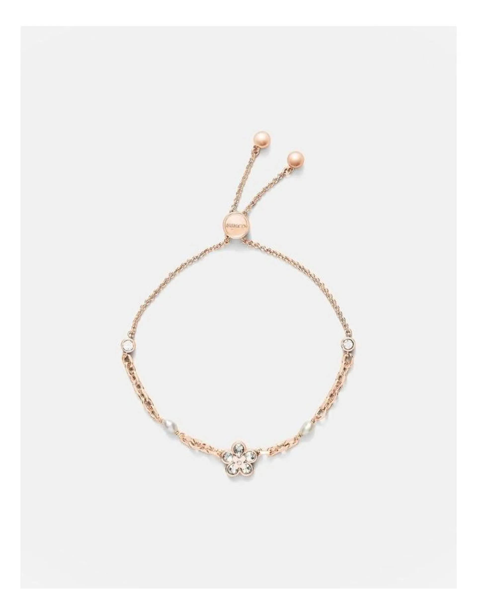 Fleur Toggle Bracelet in Rose Gold