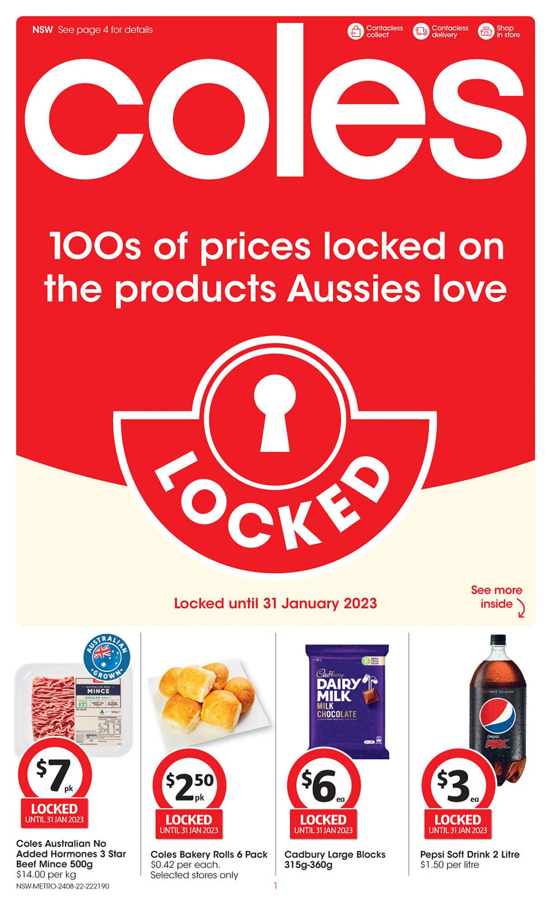 Coles catalogue - 100s of Prices Locked - 1