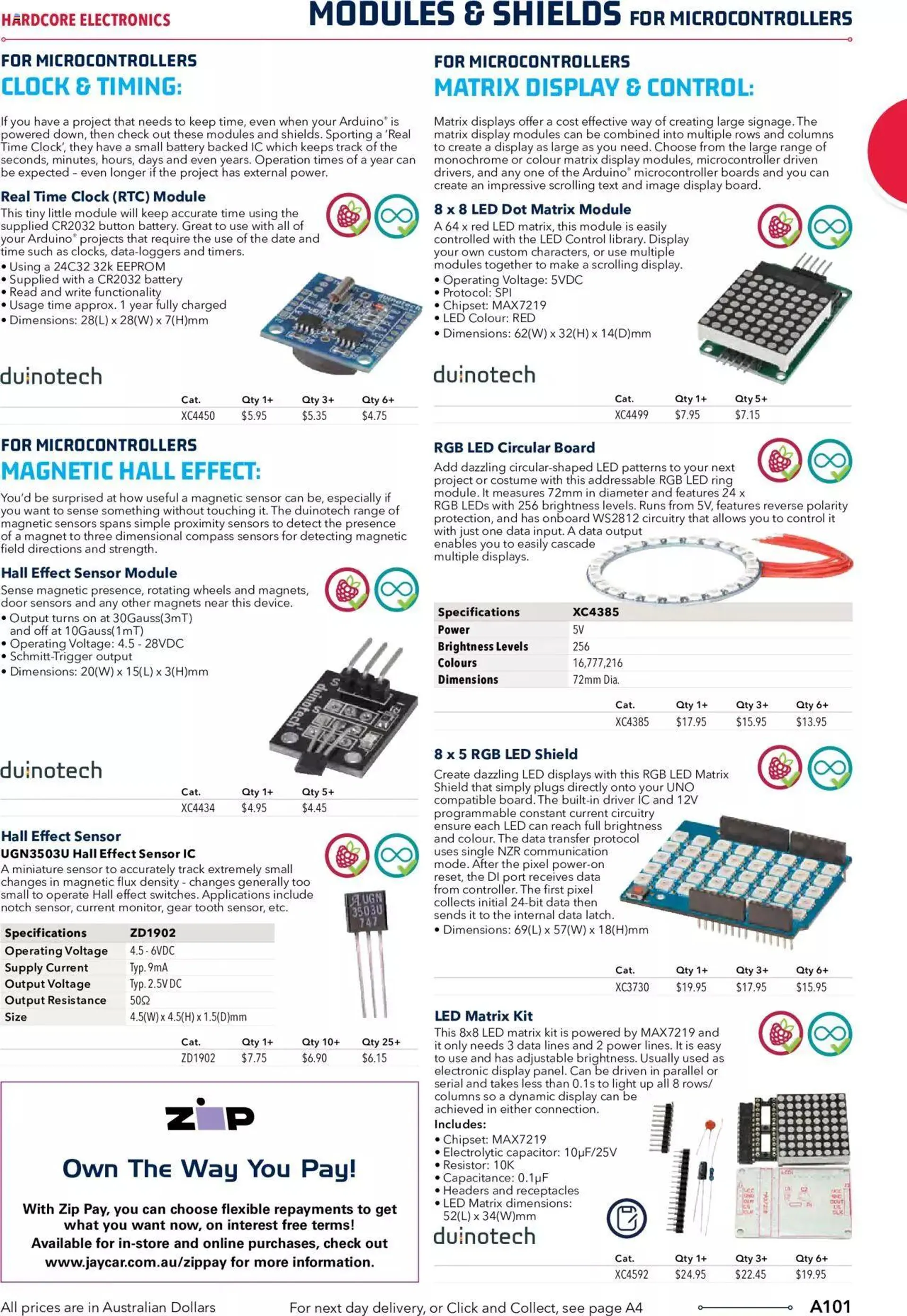 Jaycar Engineering And Scientific Catalogue Back - Catalogue valid from 27 October to 31 January 2024 - page 101