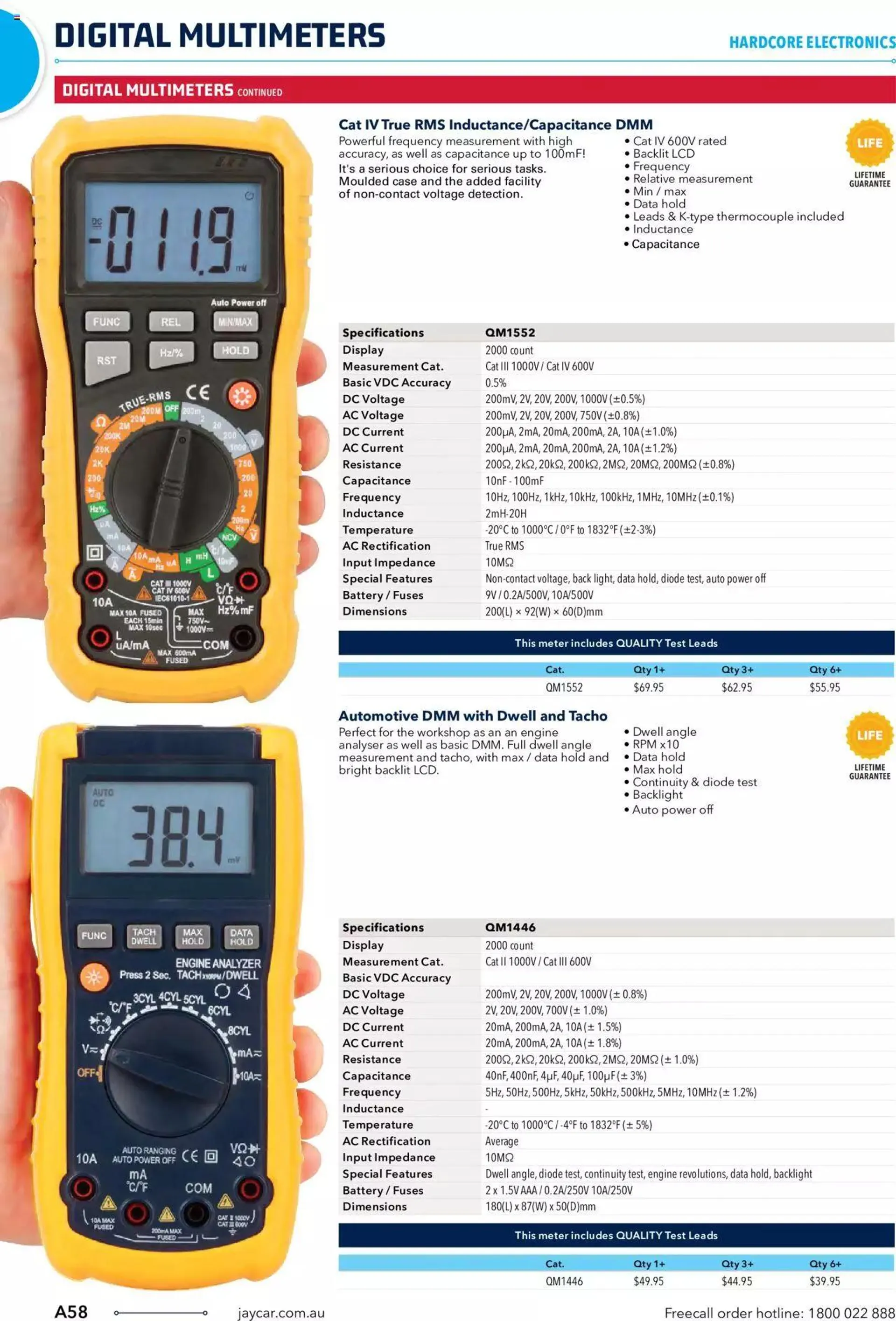 Jaycar Engineering And Scientific Catalogue Back - Catalogue valid from 27 October to 31 January 2024 - page 58