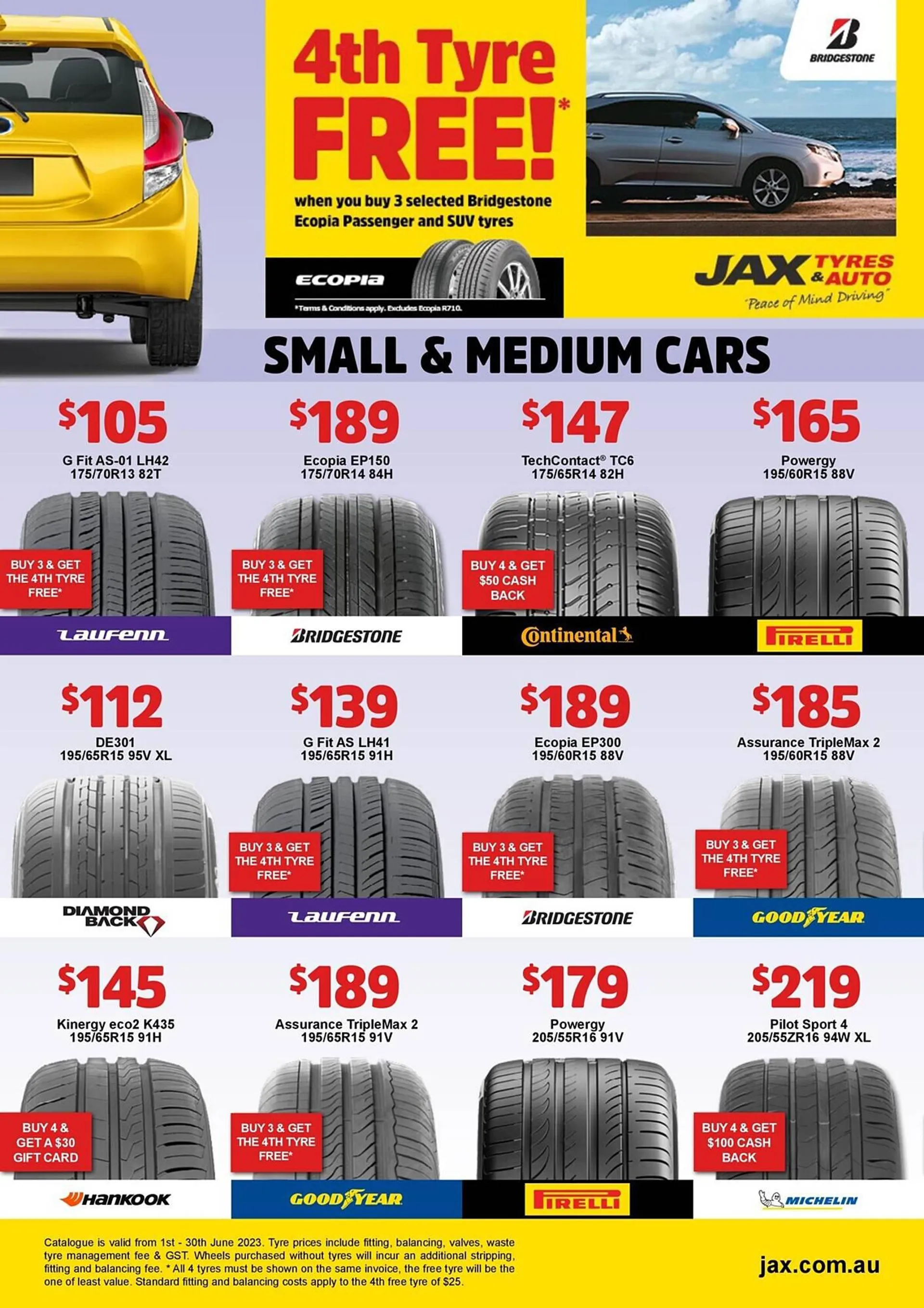 Jax Tyres catalogue - 2