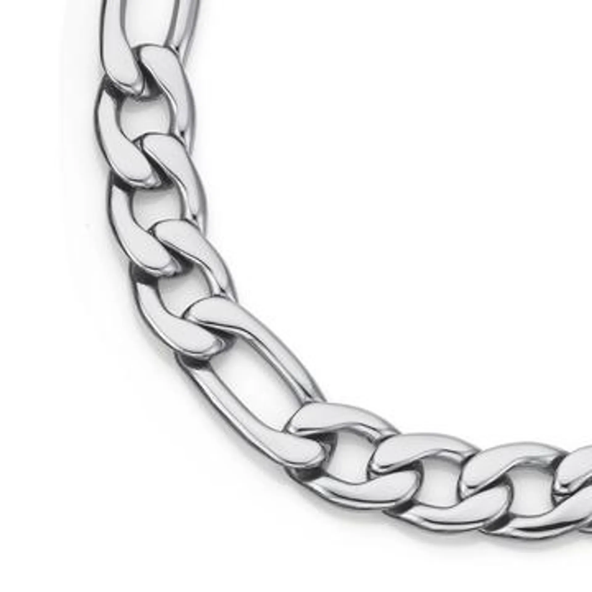 Stainless Steel 55cm 3+1 Figaro Chain