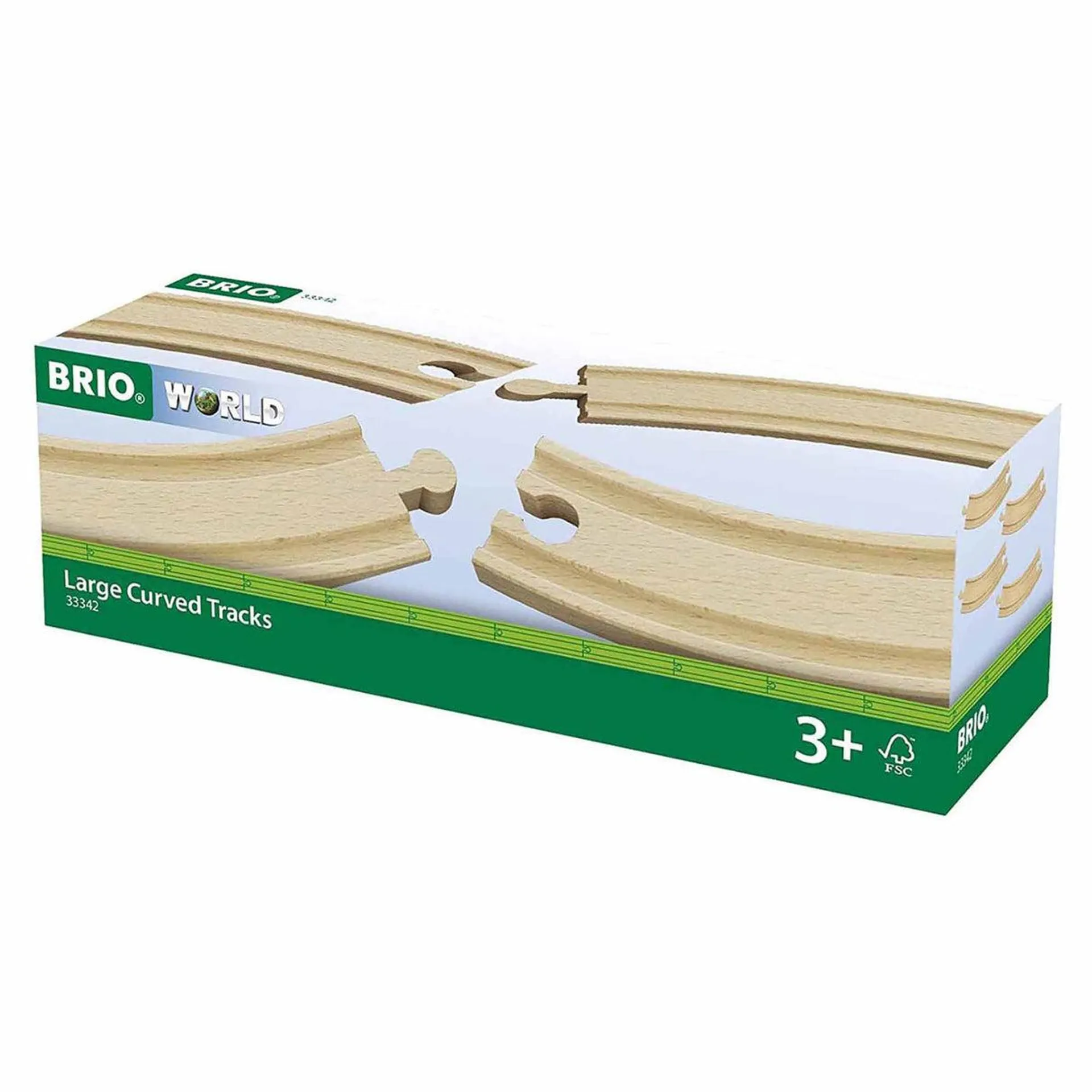 BRIO 33342 (Large) Curved Tracks Set