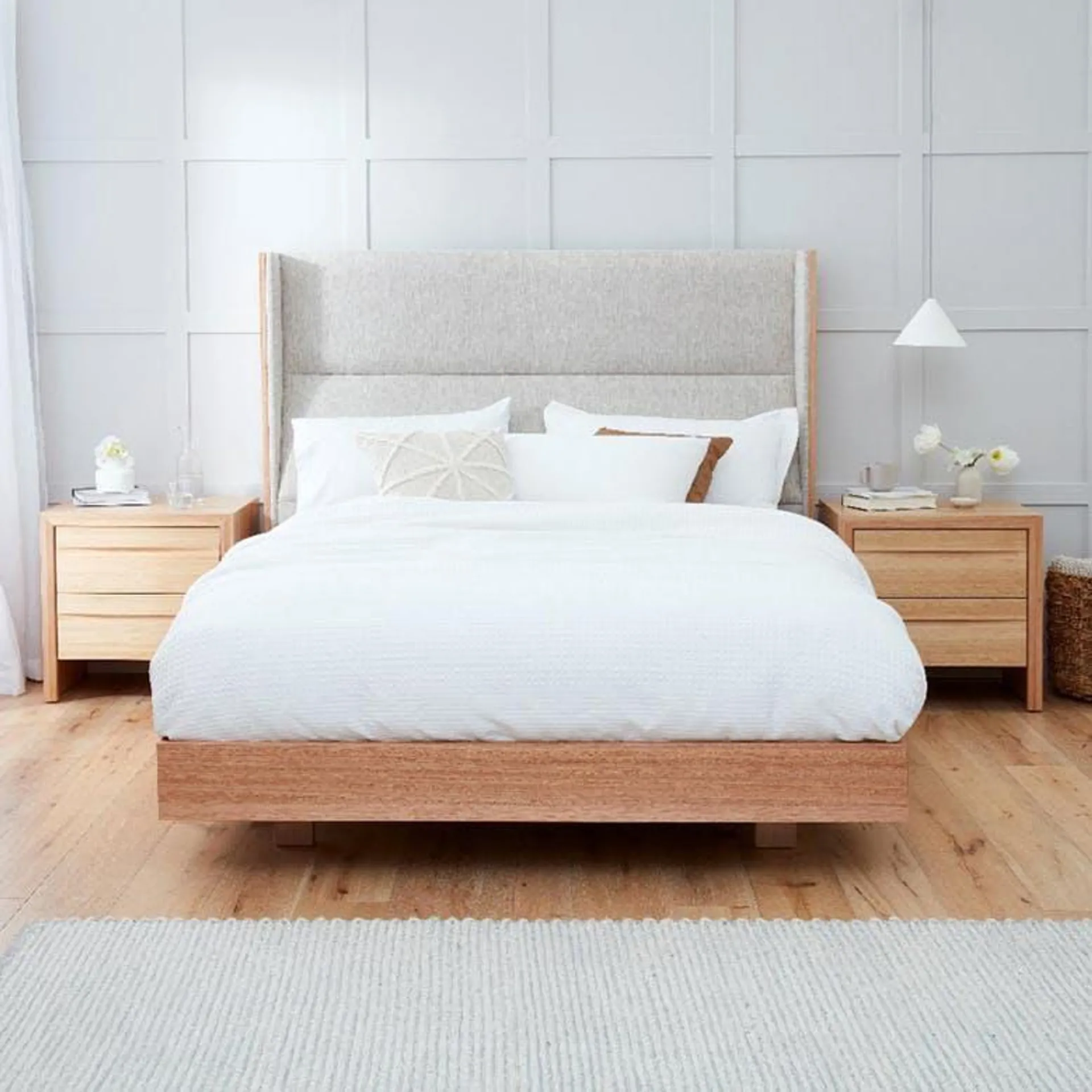 Rialto Bed Frame, Natural