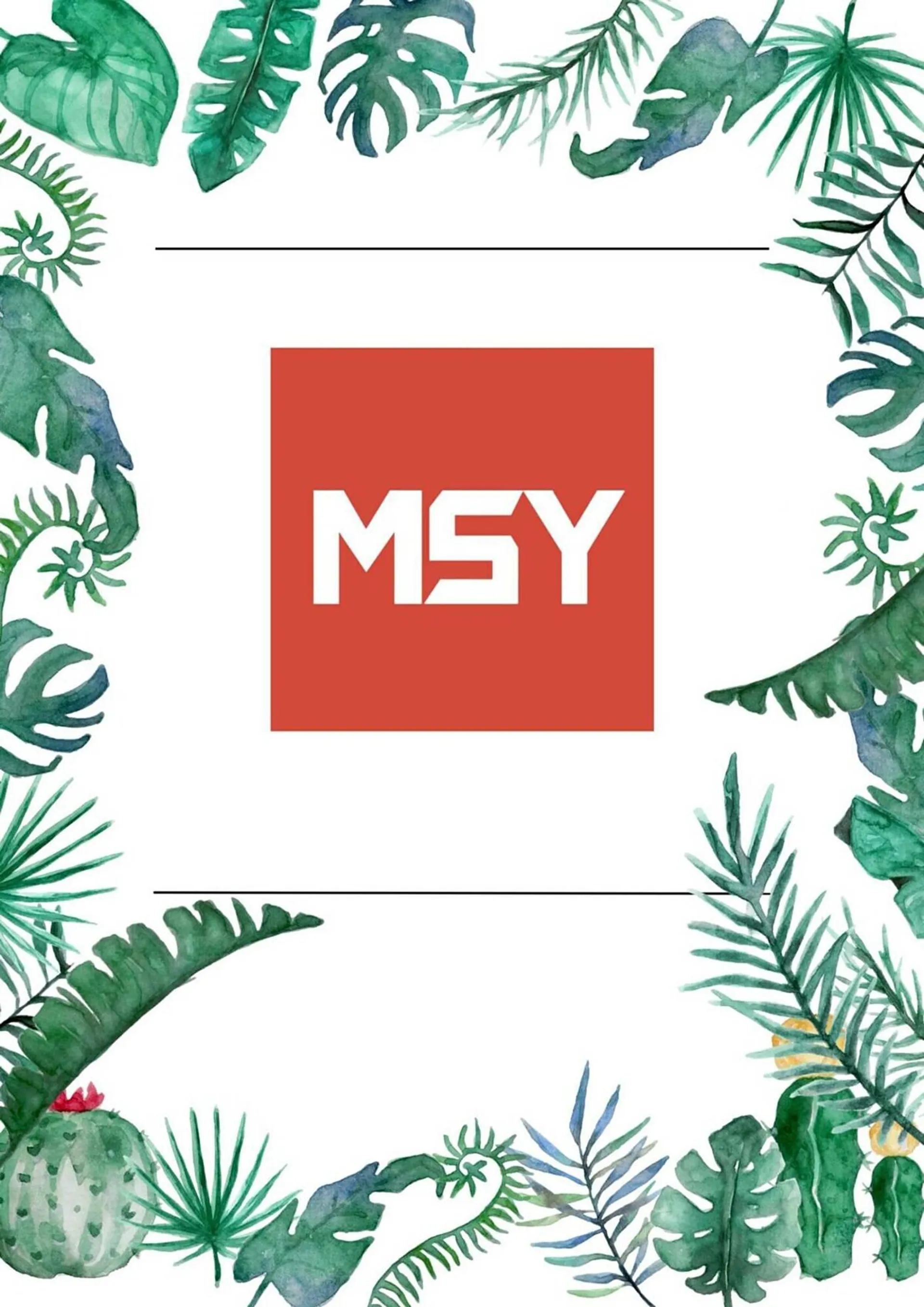 MSY Technology catalogue - 1