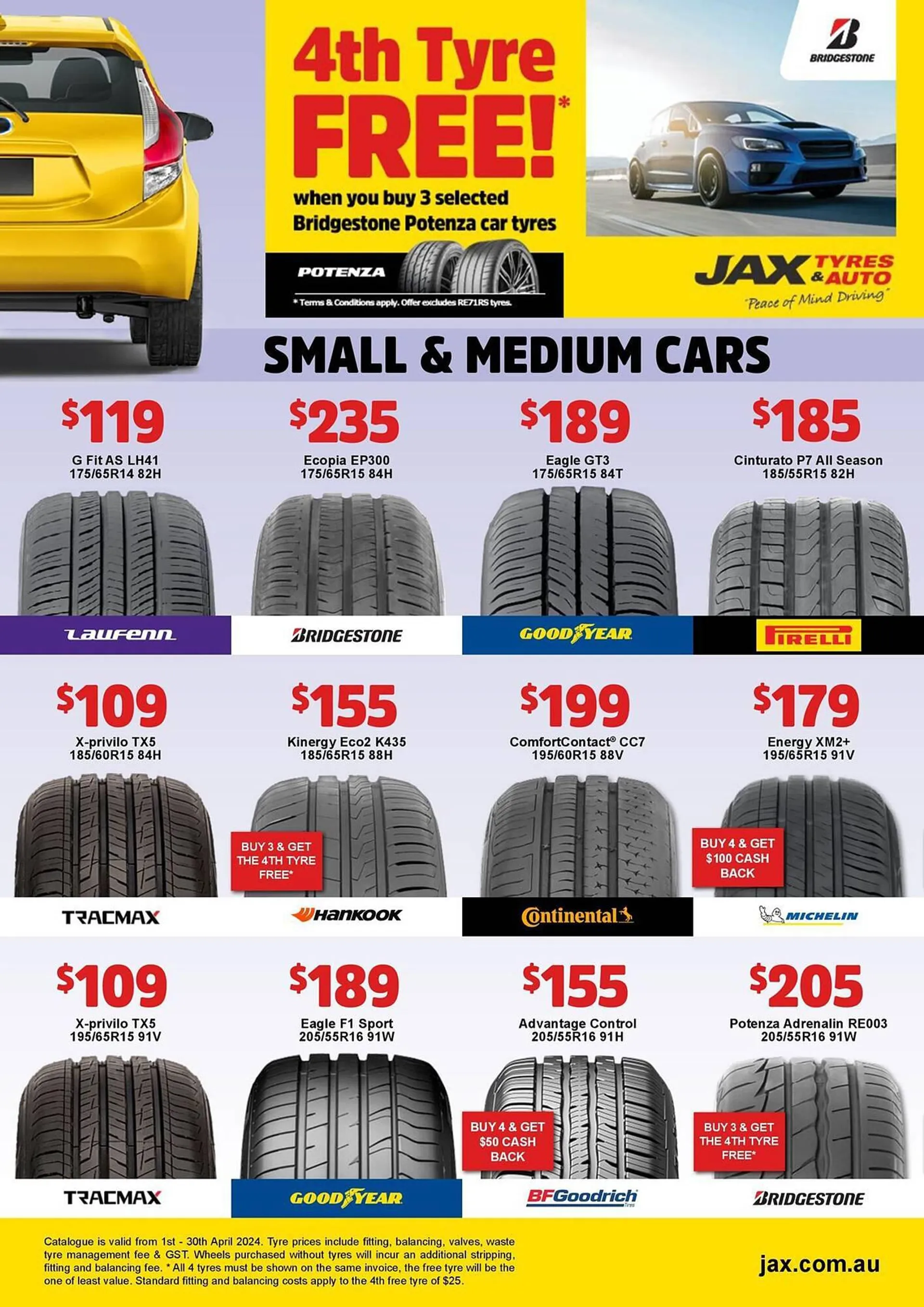 Jax Tyres catalogue - Catalogue valid from 2 April to 30 April 2024 - page 2