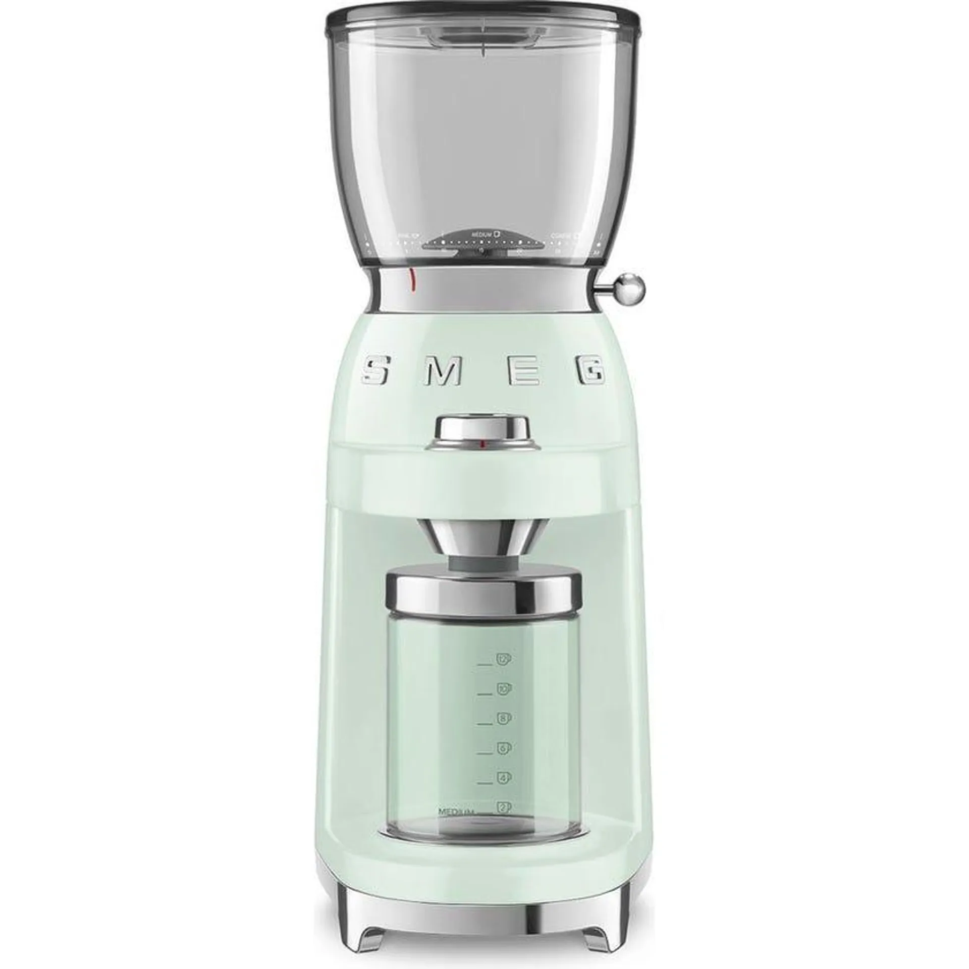 Smeg CGF01PGAU Pastel Green Coffee Grinder