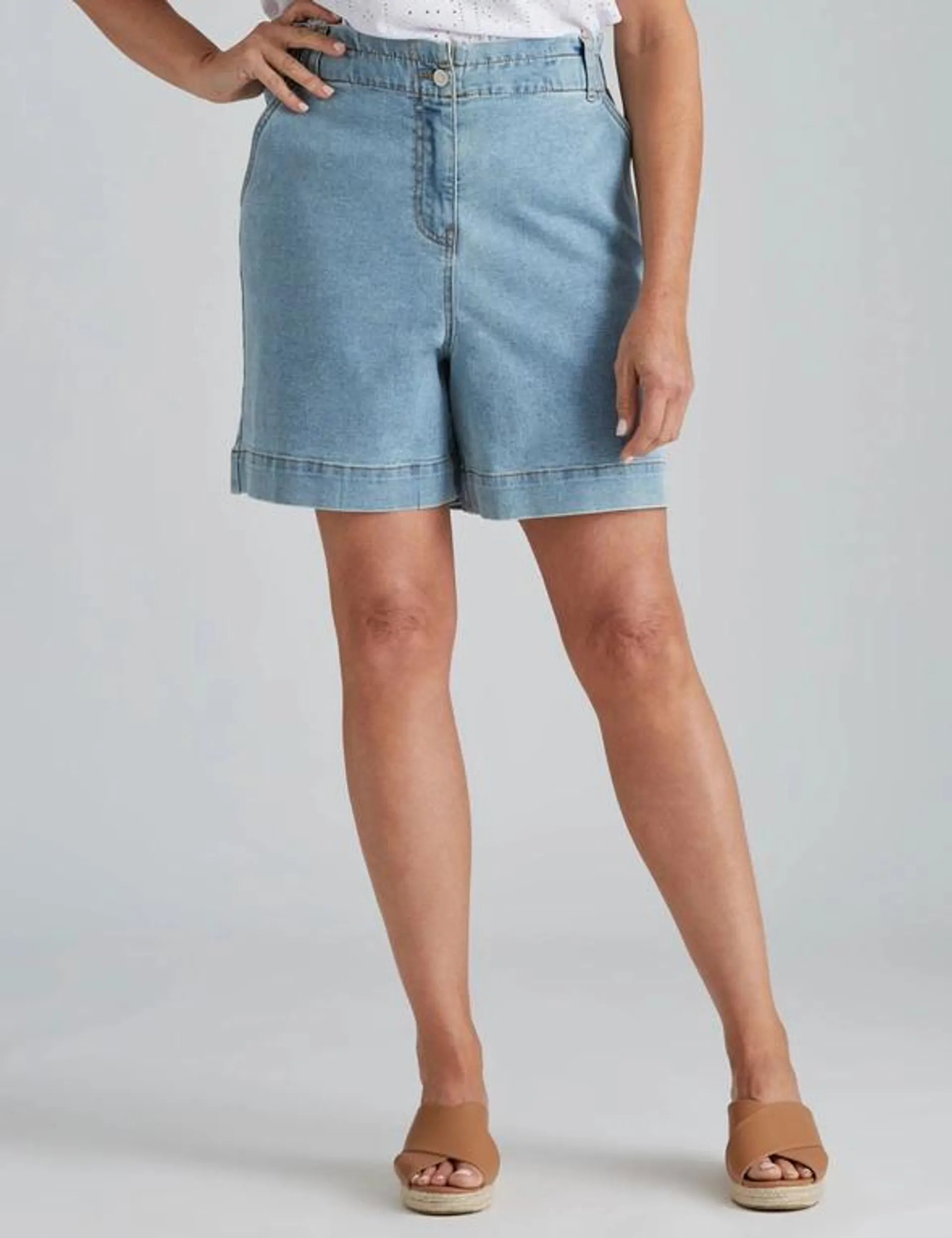 Millers Paperbag Waist Denim Shorts
