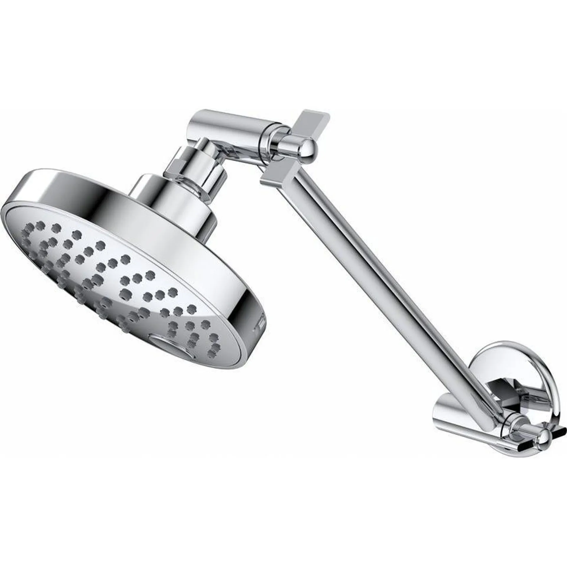 Caroma 90304C3A Luna Chrome Wall Mounted Shower Head and Arm