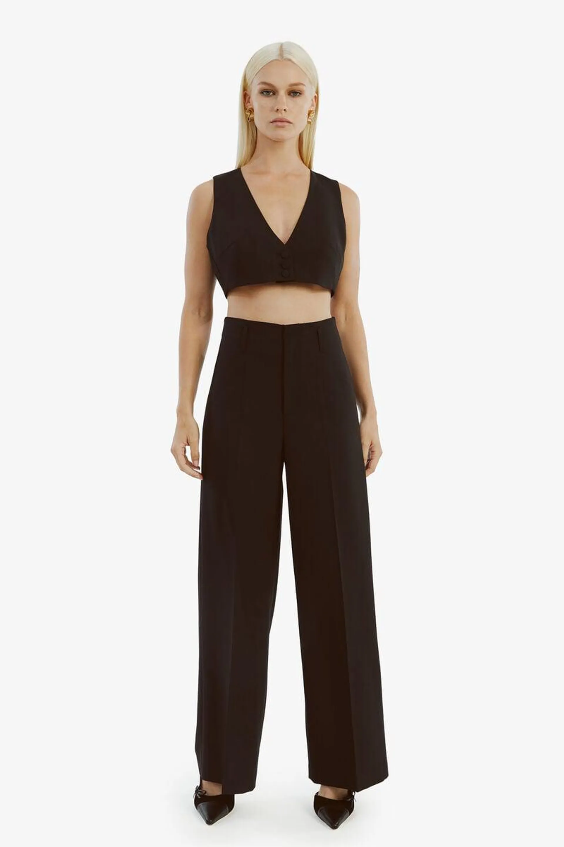 marla high rise pant in black