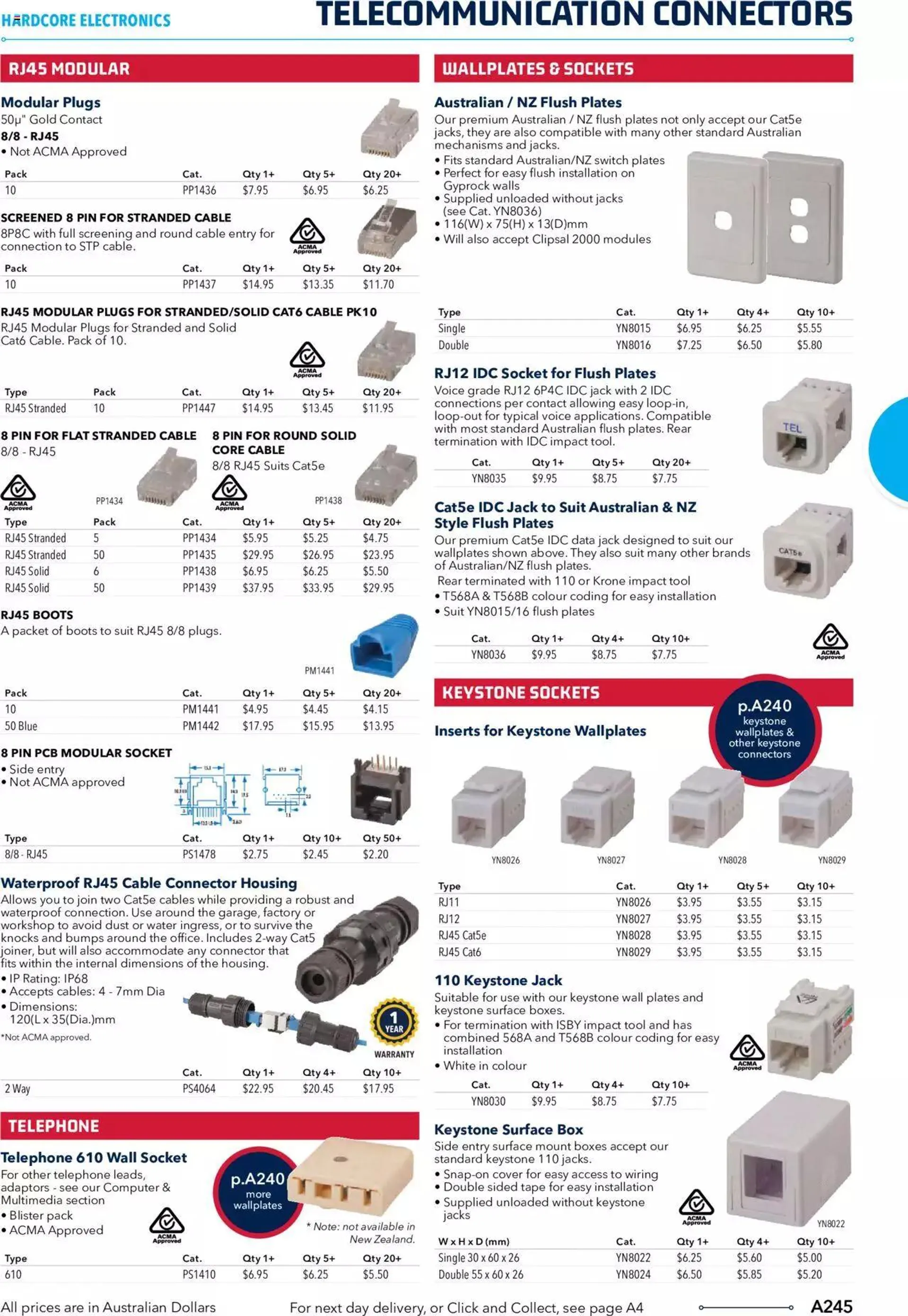 Jaycar Catalogue 2021/22 Engineering And Scientific Catalogue Back - 244