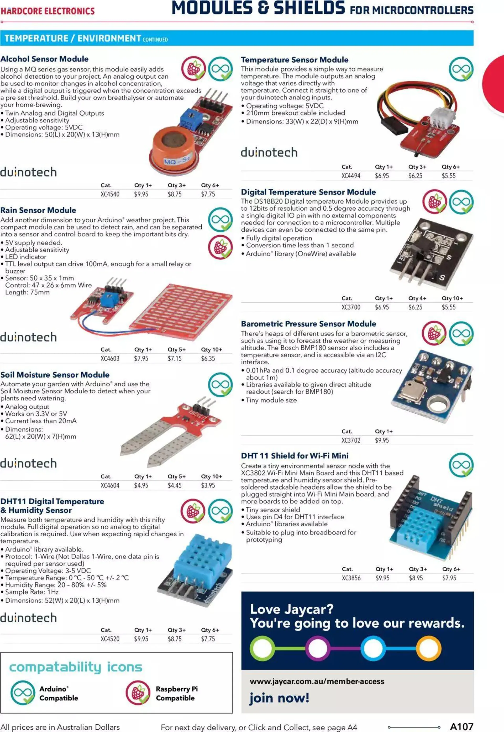 Jaycar Engineering And Scientific Catalogue Back - Catalogue valid from 27 October to 31 January 2024 - page 107