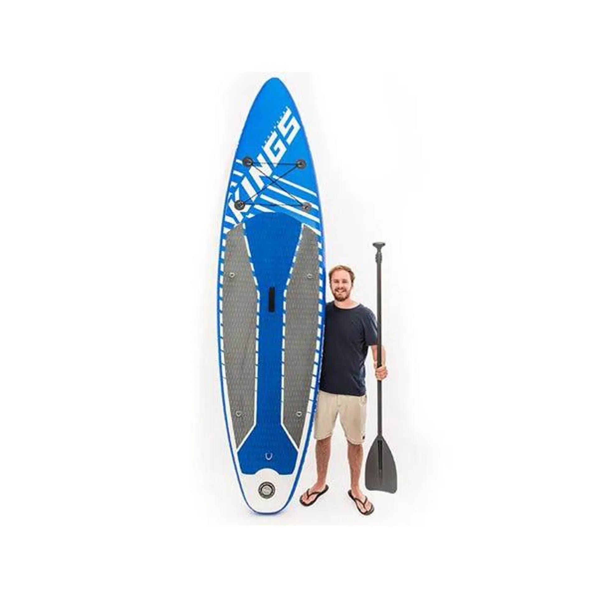 Kings Inflatable Stand-Up Paddle Board | 10ft 6in | HUGE 150kg rating | Inc. paddle & more