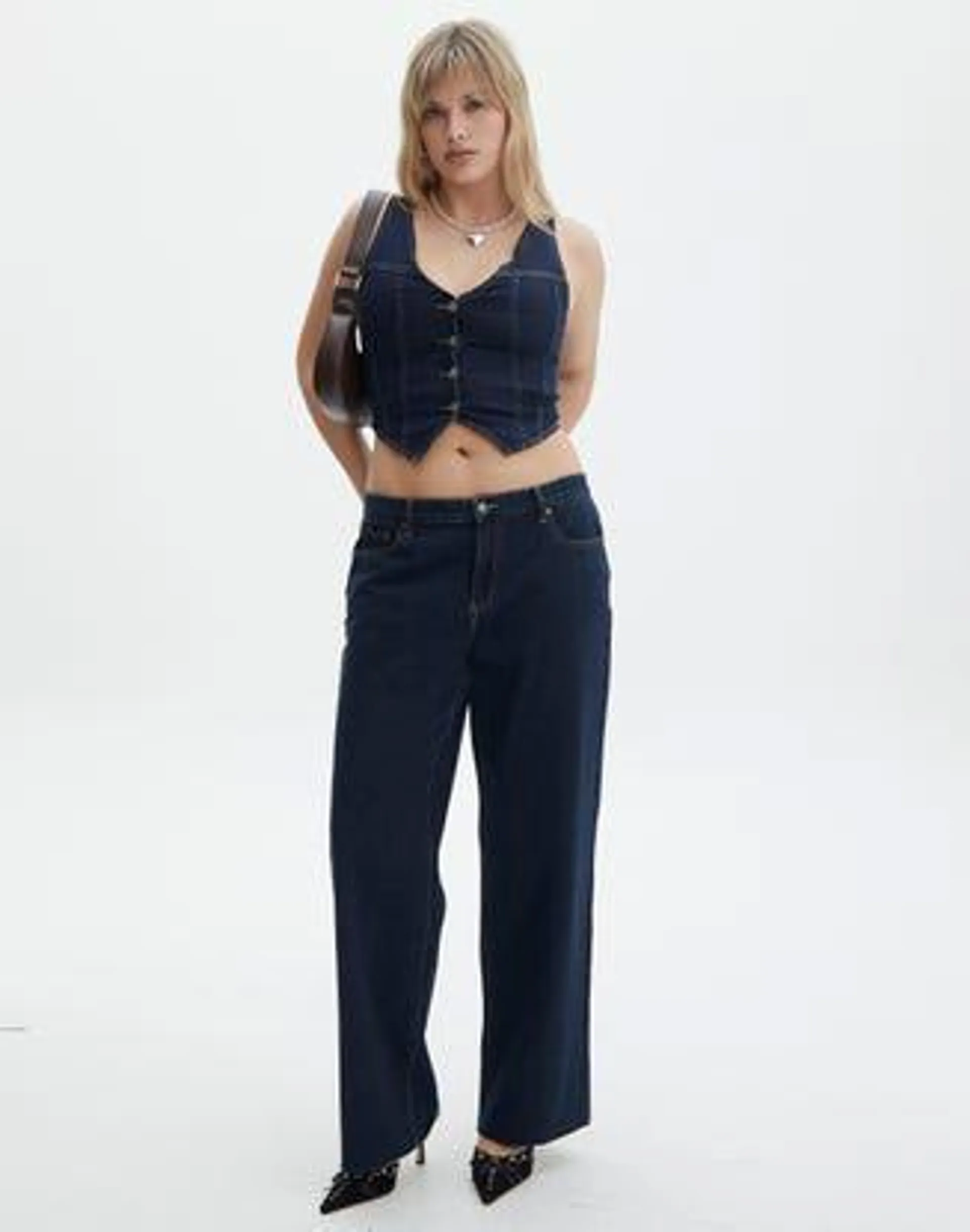 Low Rise Straight Leg Jean