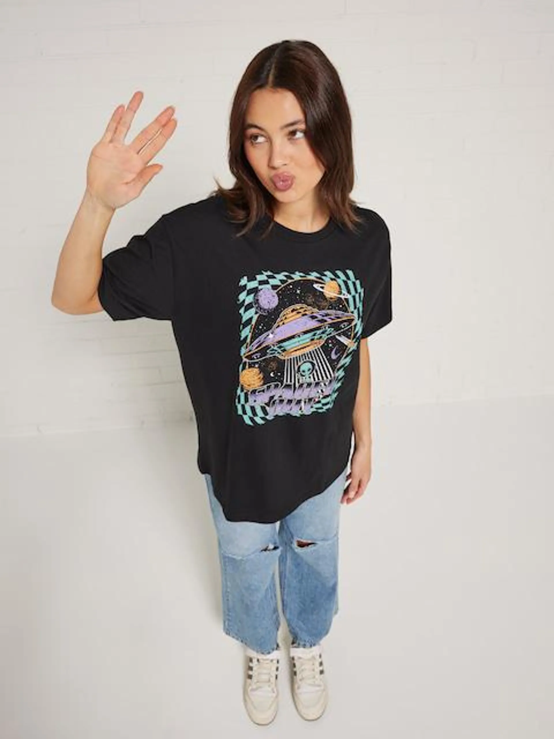 Spaced Out Oversized Tee