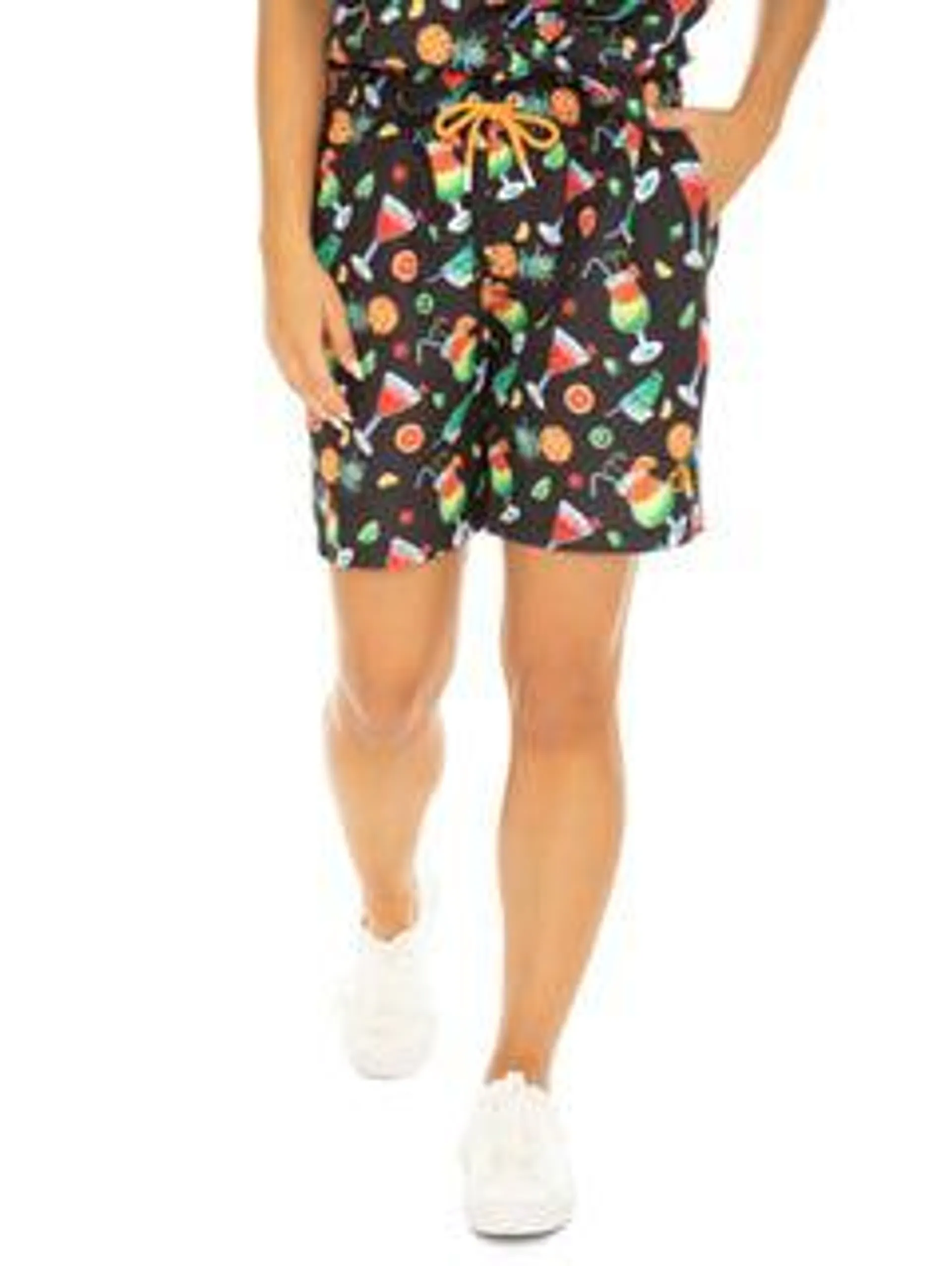 Riley Adams Shorts Cocktail Hour Print Unisex