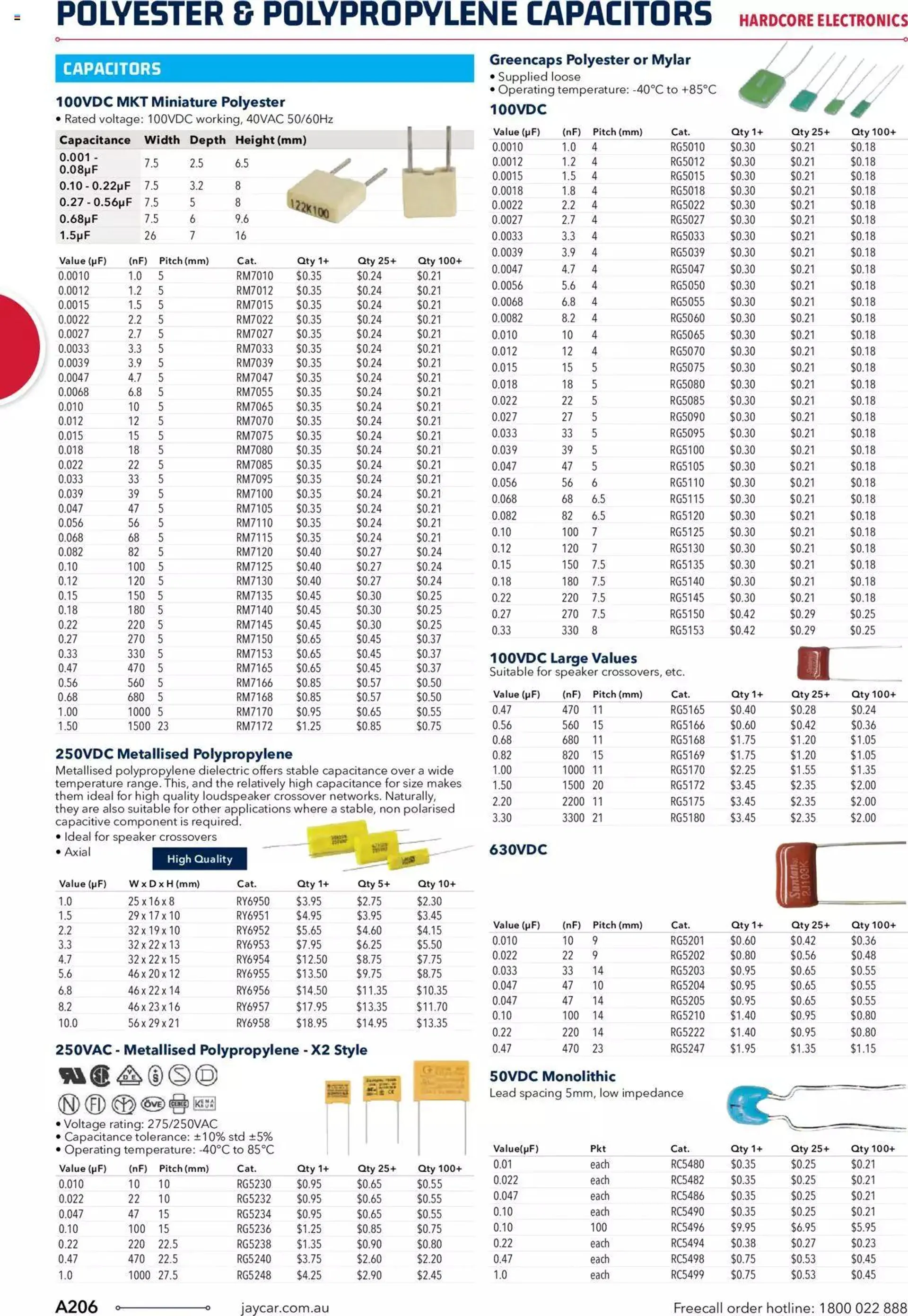 Jaycar Engineering And Scientific Catalogue Back - Catalogue valid from 27 October to 31 January 2024 - page 206