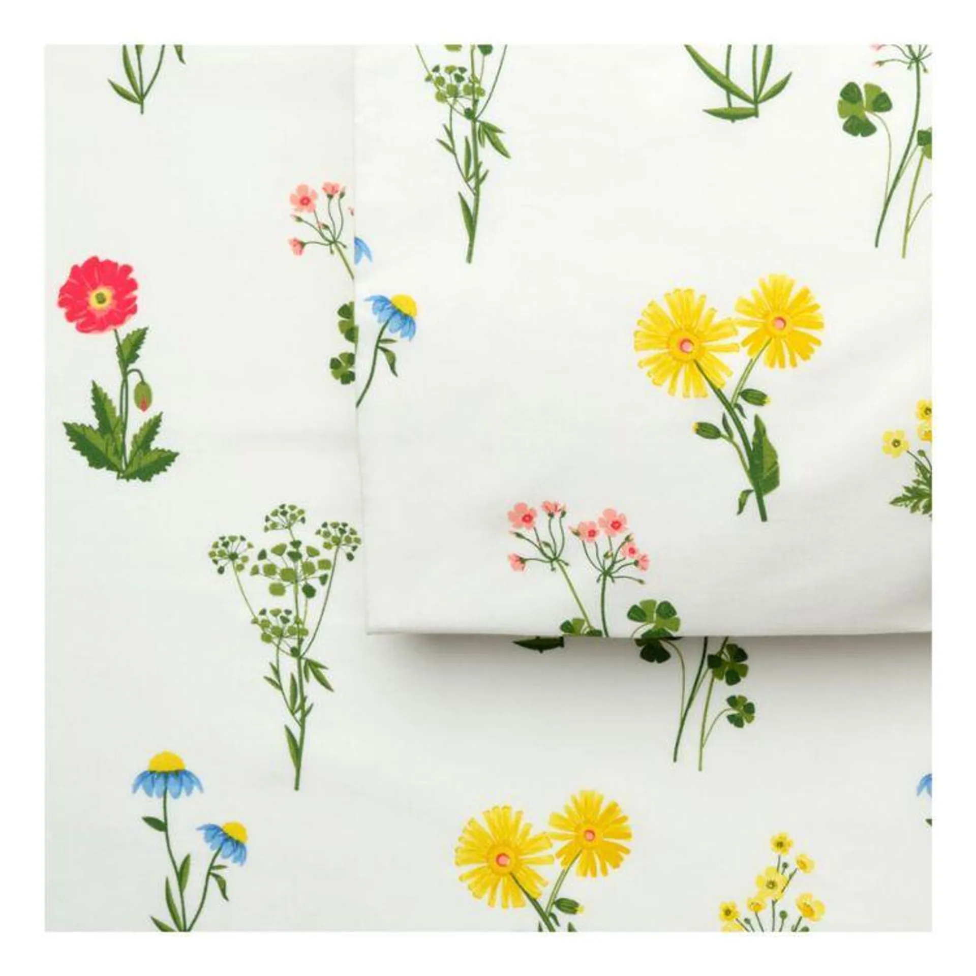 KOO Printed Washed Cotton Edith Sheet Set Edith