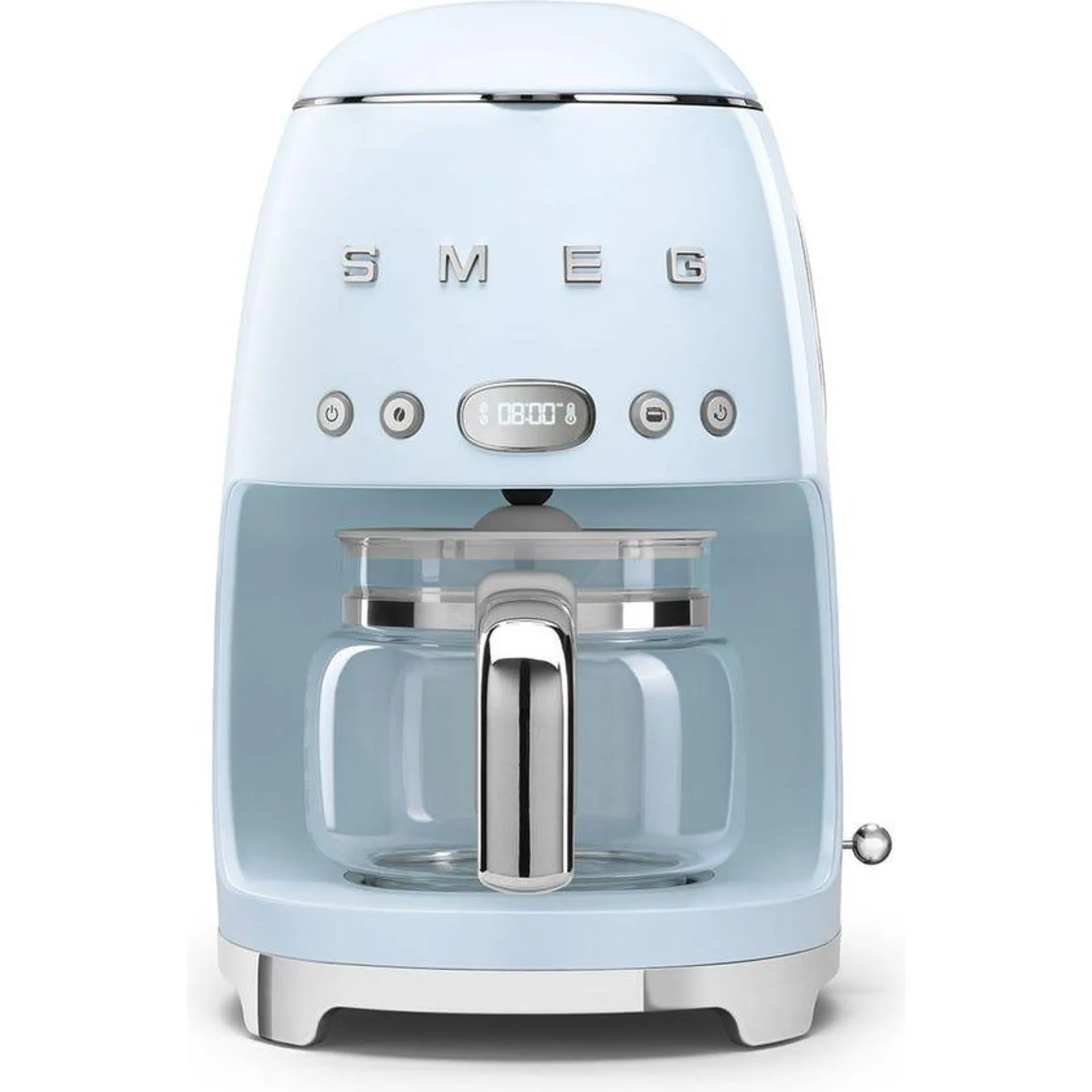 Smeg DCF02PBAU Pastel Blue Freestanding Drip Filter Coffee Machine