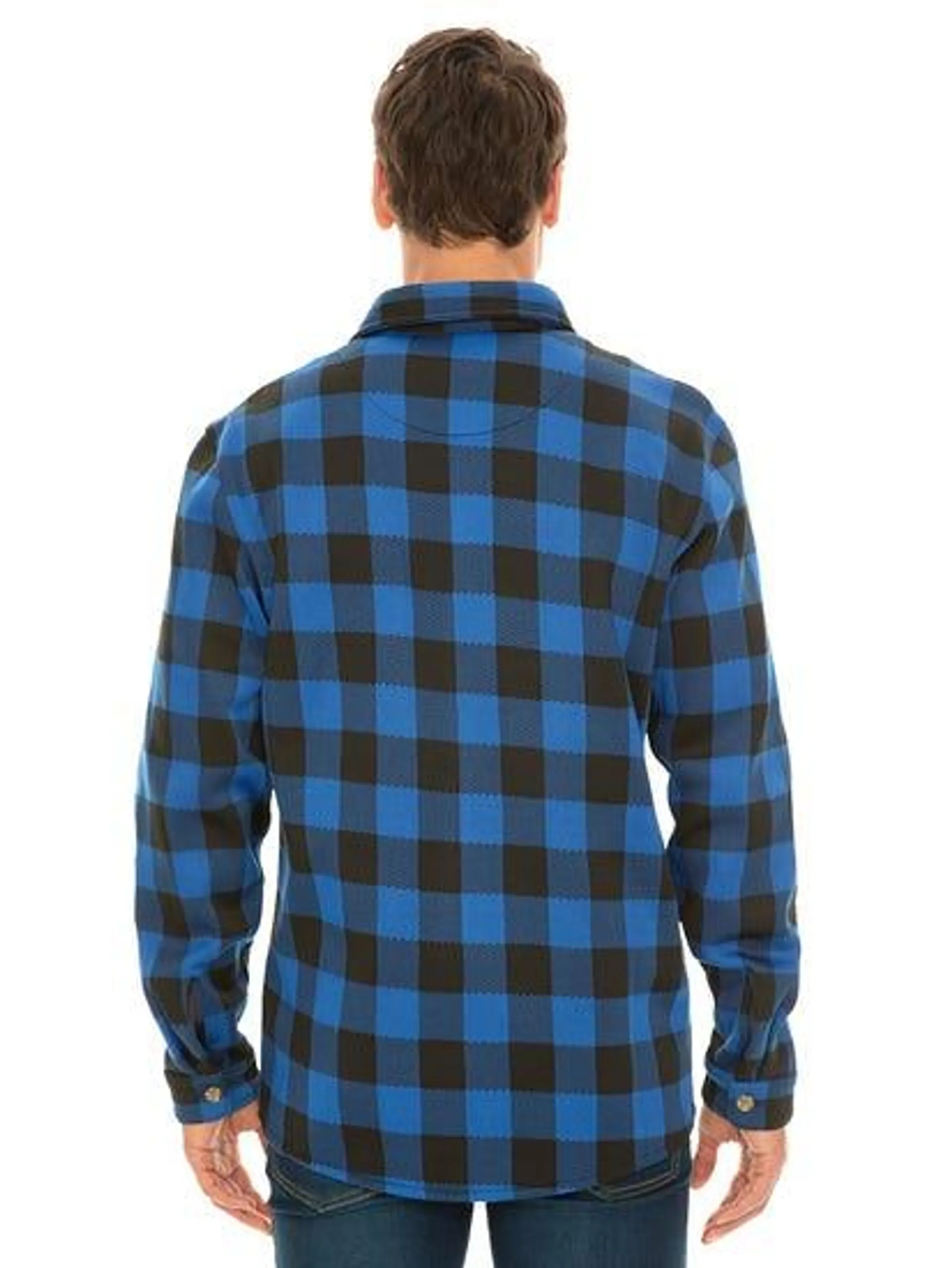 Prodigy Fleece Blue & Black Check Shirt