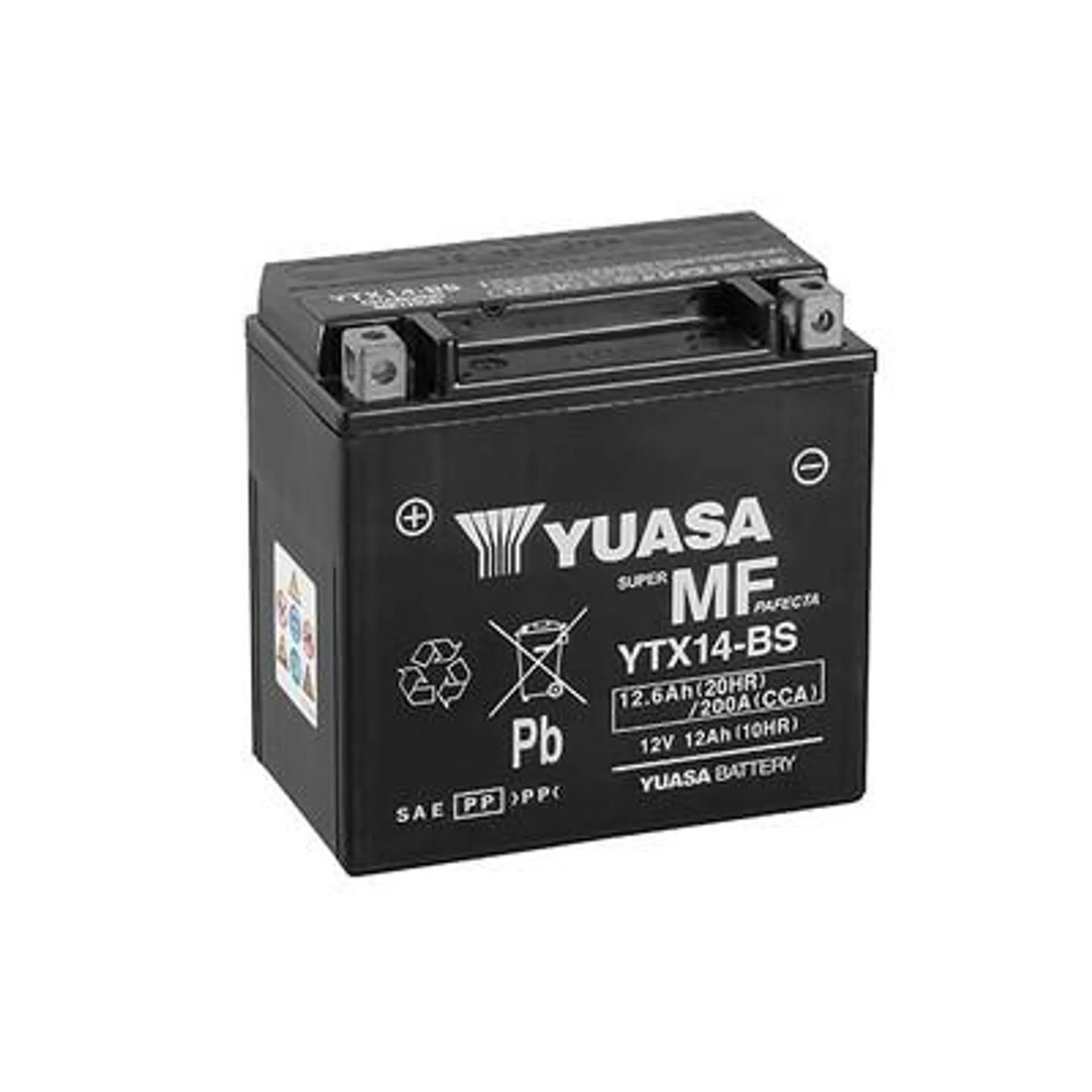YTX14-BSY Yuasa Motorcycle Battery