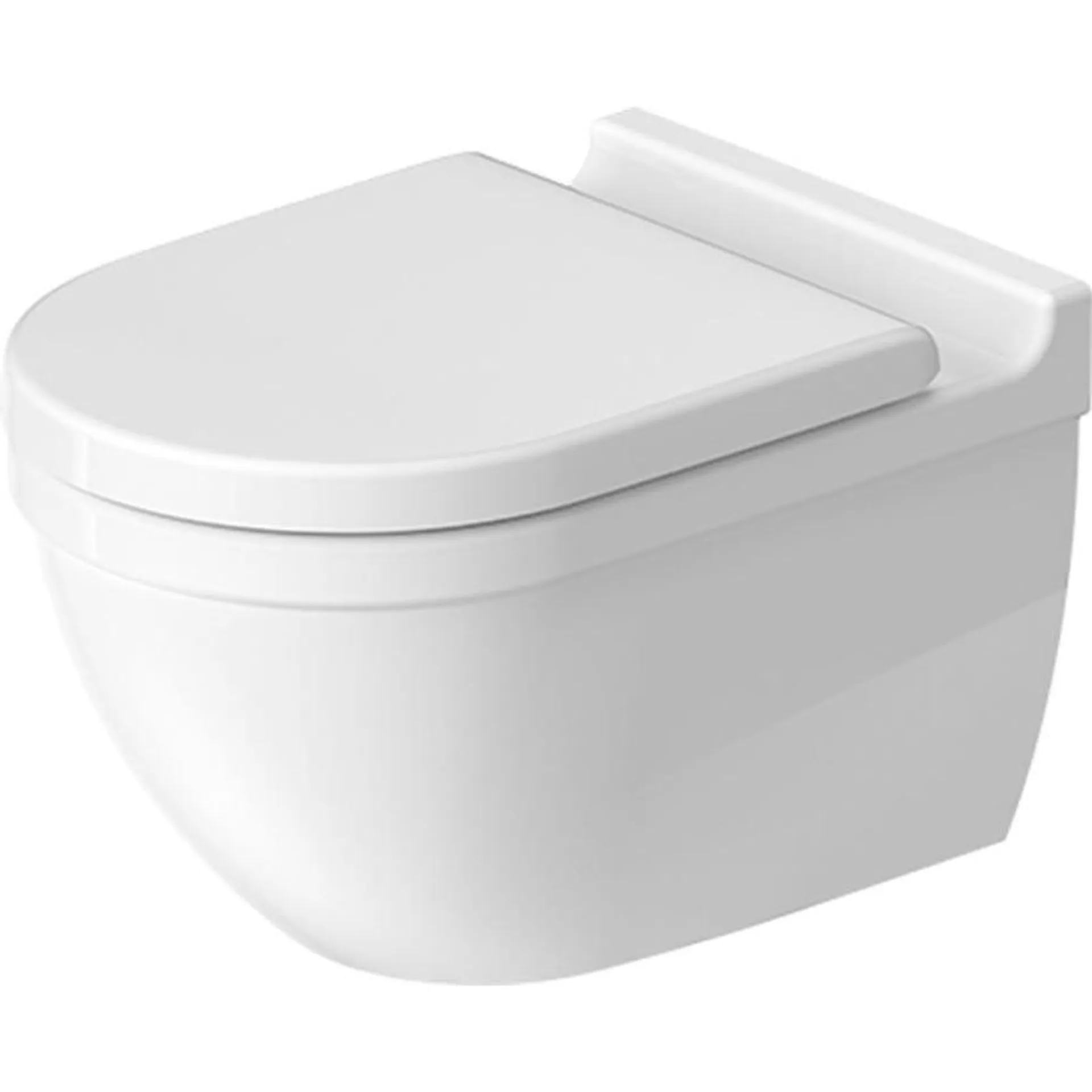 Duravit D2527090P Starck 3 Wall Hung Toilet - Back Entry / P Trap